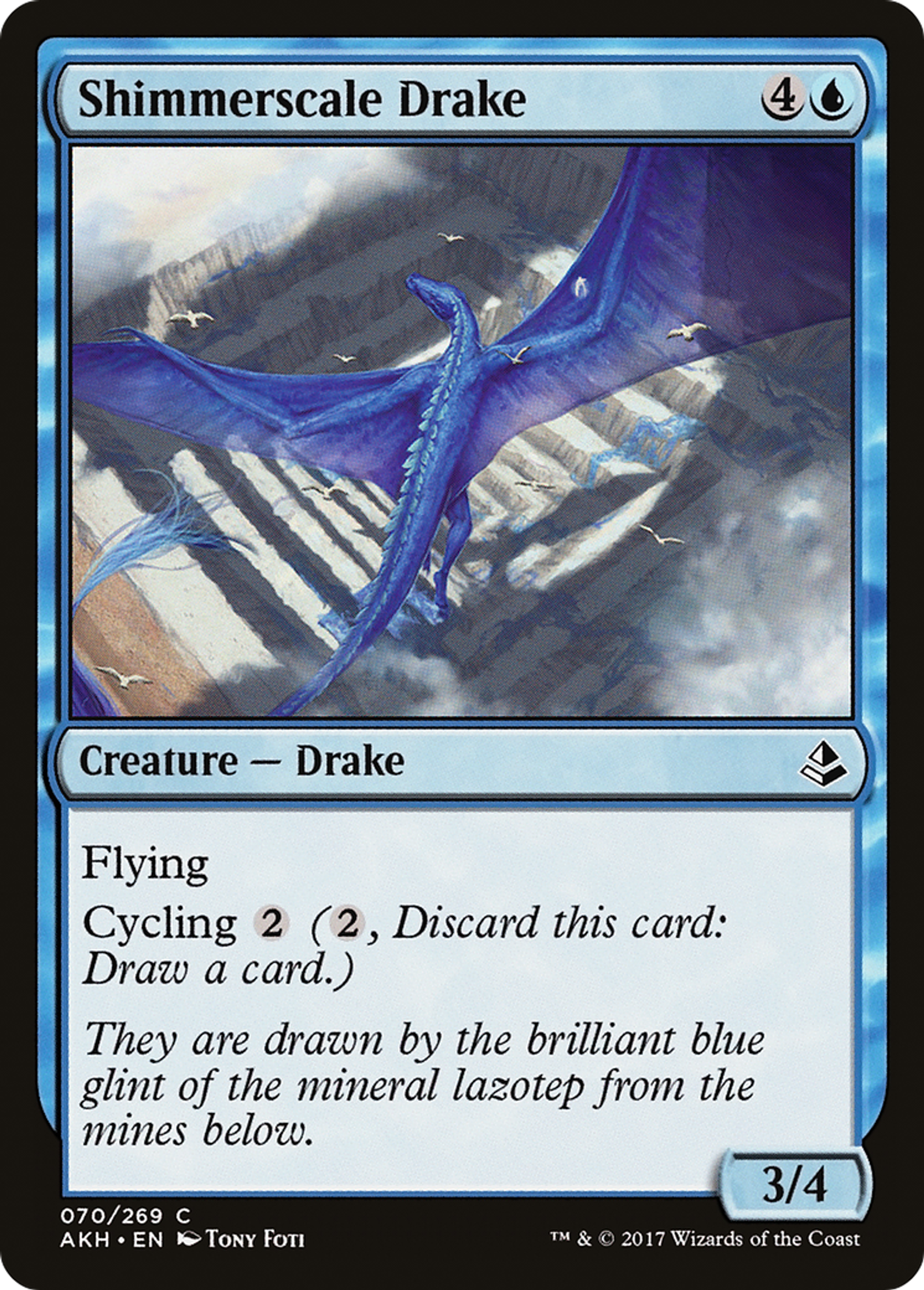 Shimmerscale Drake — Amonkhet — Magic: The Gathering