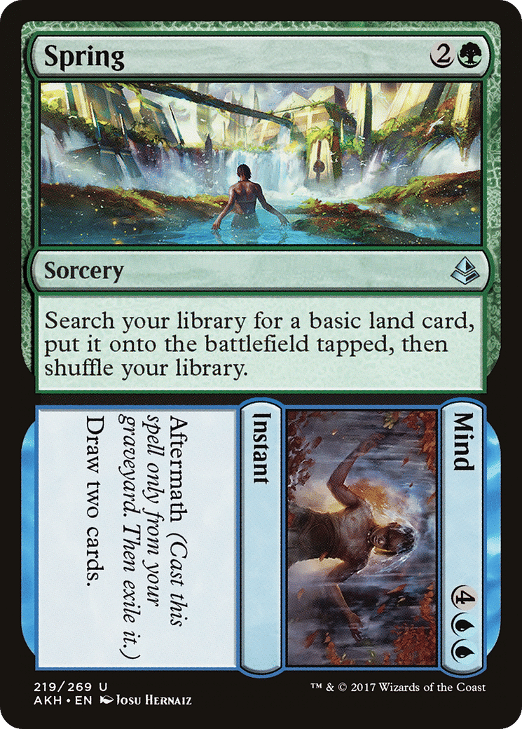 Spring // Mind — Amonkhet — Magic: The Gathering