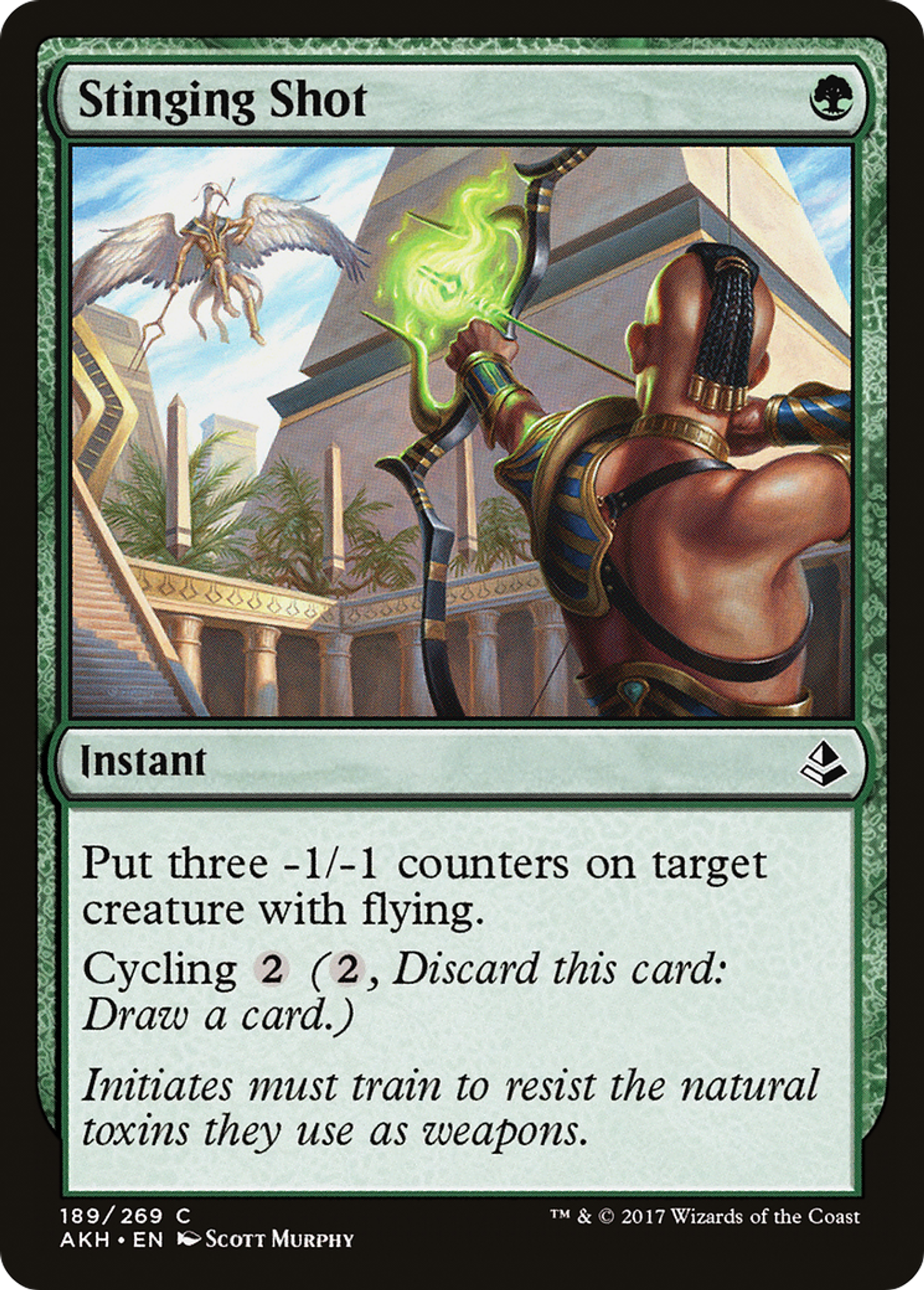 Stinging Shot — Amonkhet — Magic: The Gathering