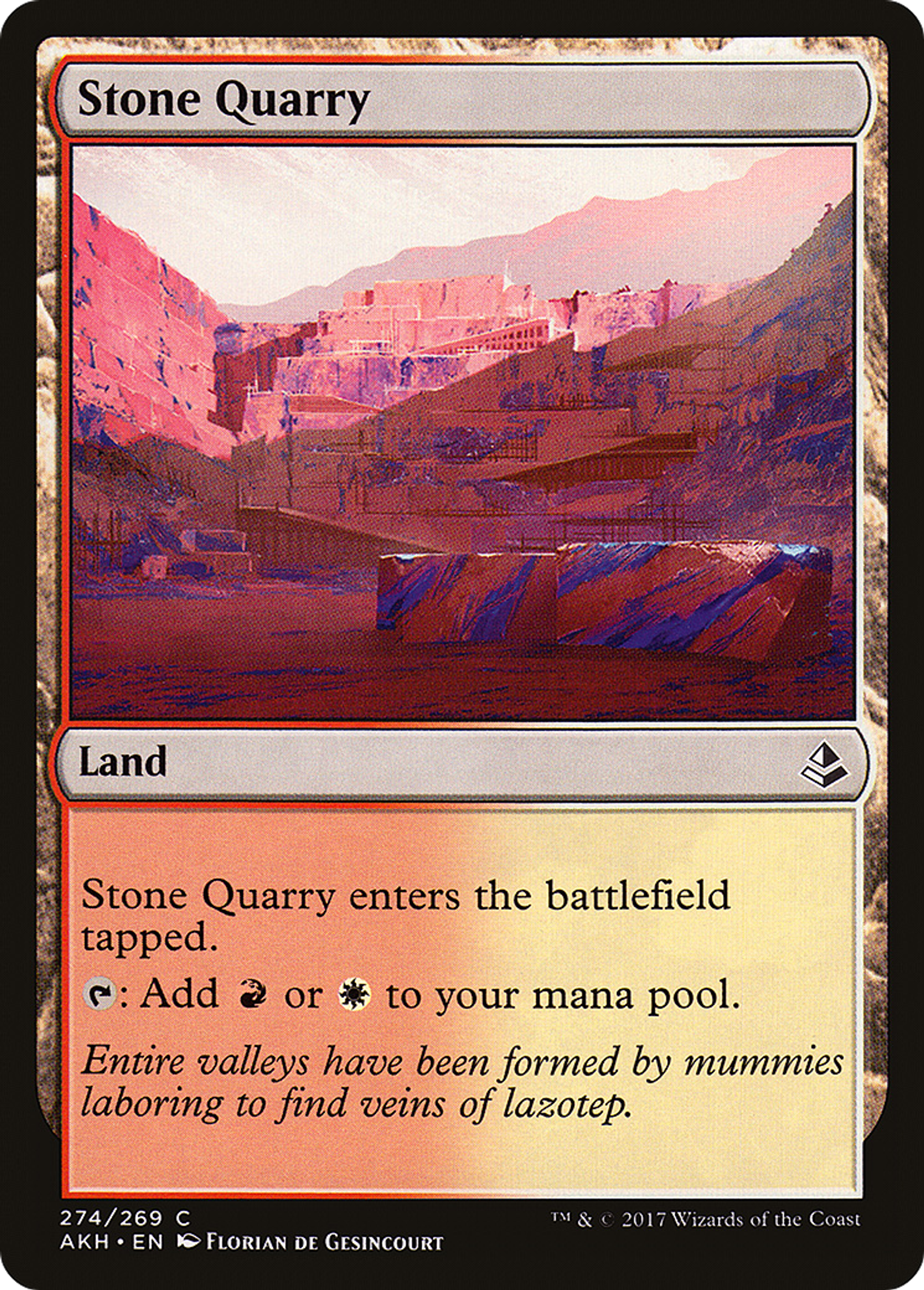 Stone Quarry — Amonkhet — Magic: The Gathering