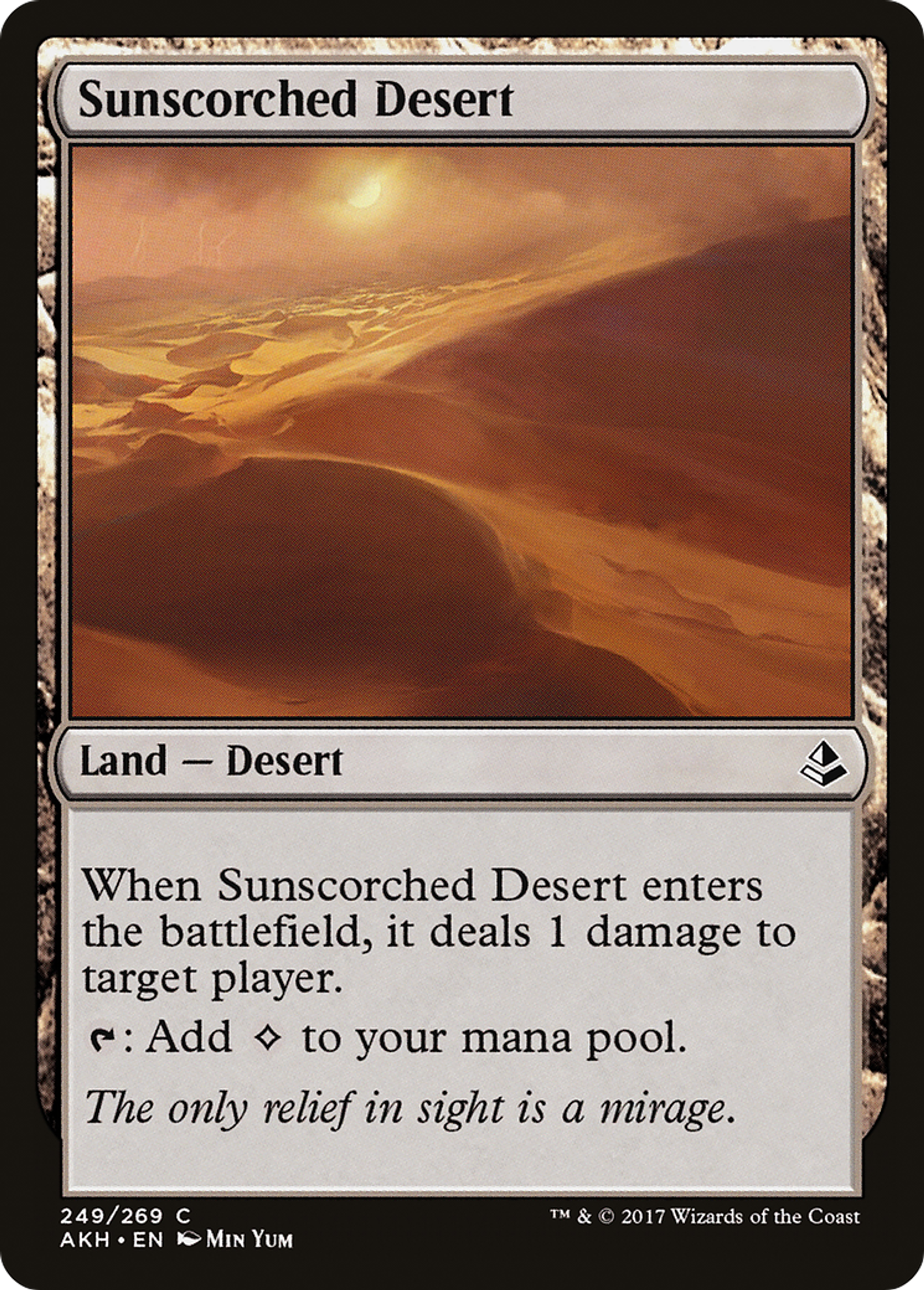 Sunscorched Desert — Amonkhet — Magic: The Gathering