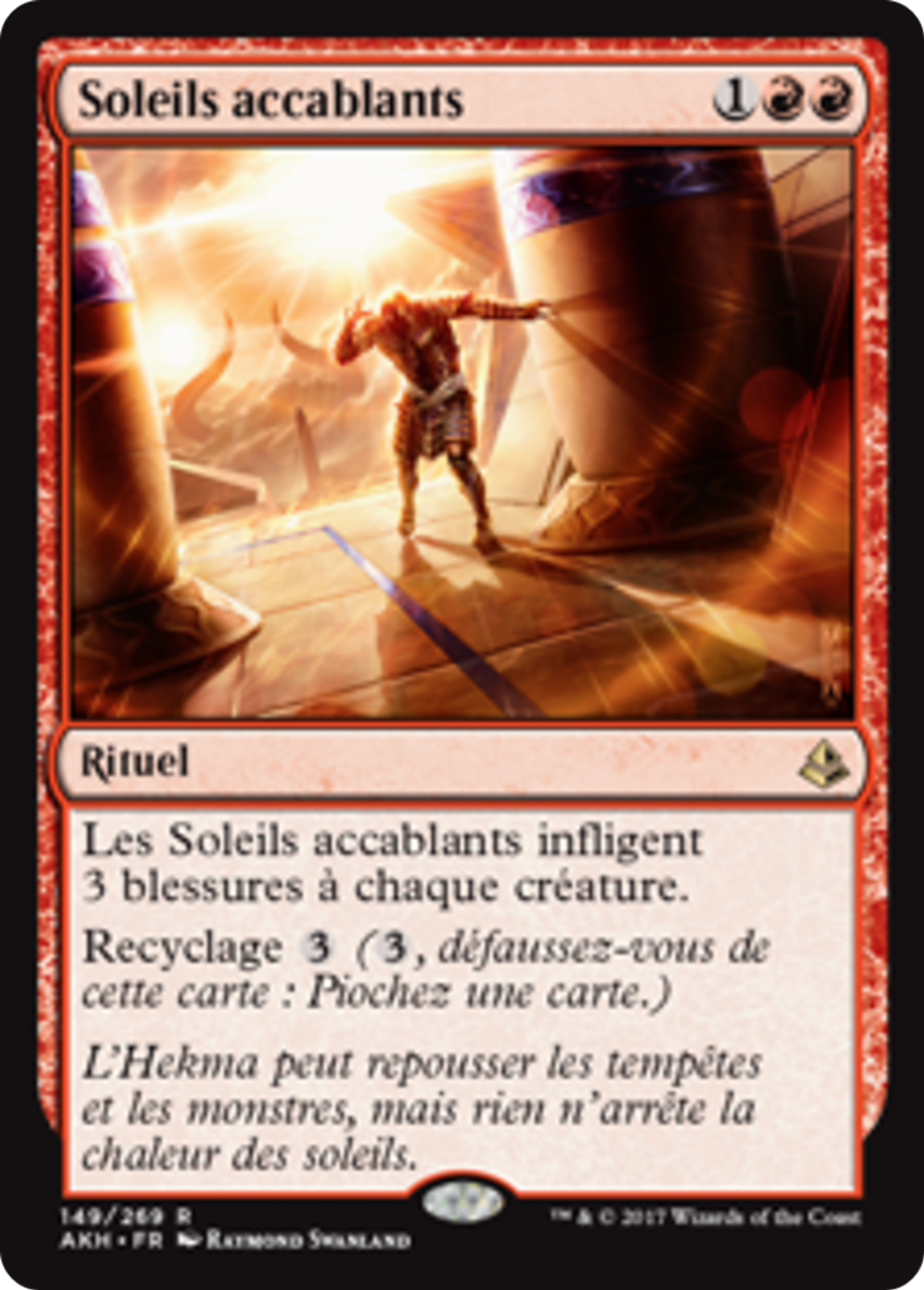 Soleils accablants — Amonkhet — Magic: The Gathering