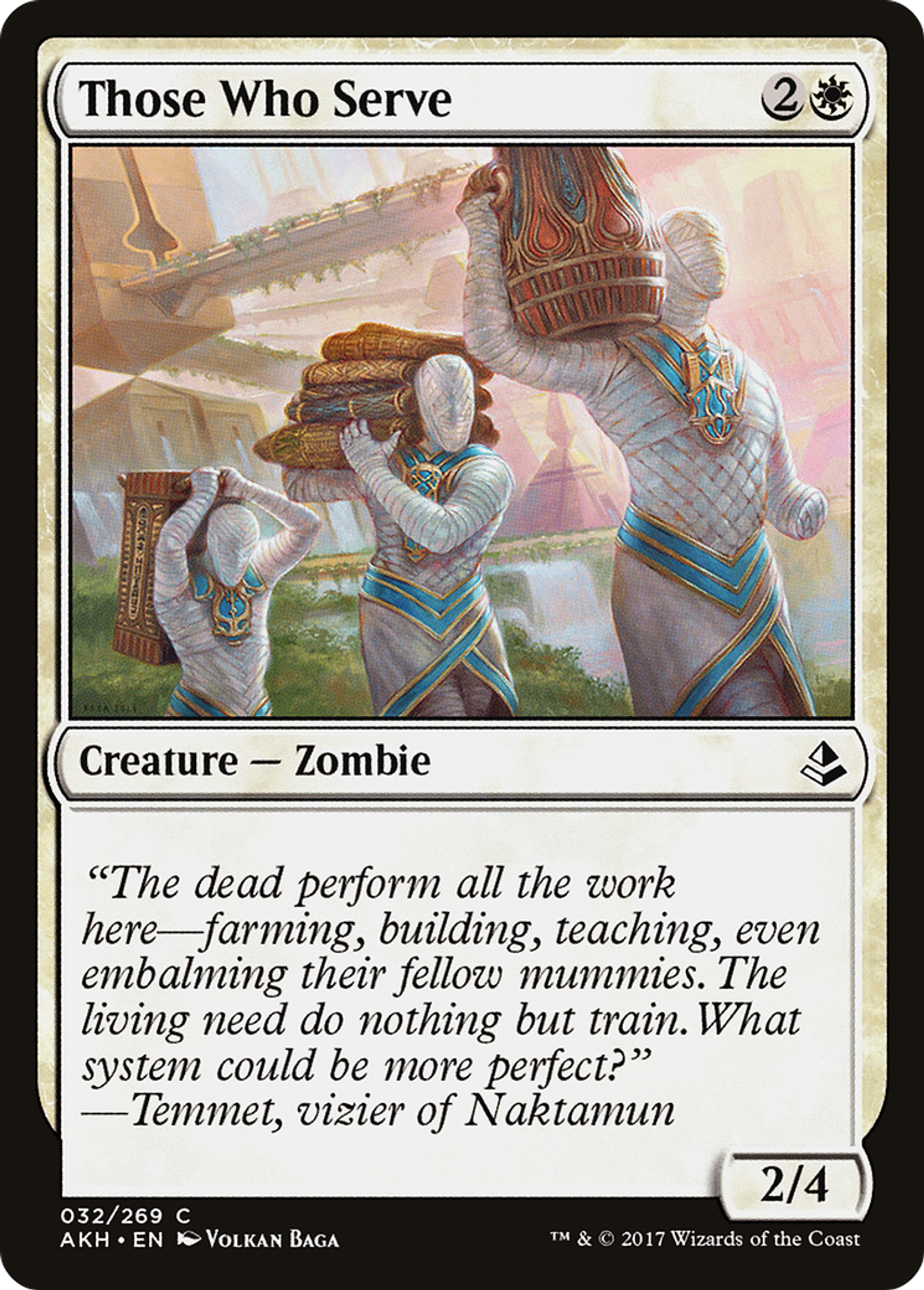 Those Who Serve — Amonkhet — Magic: The Gathering