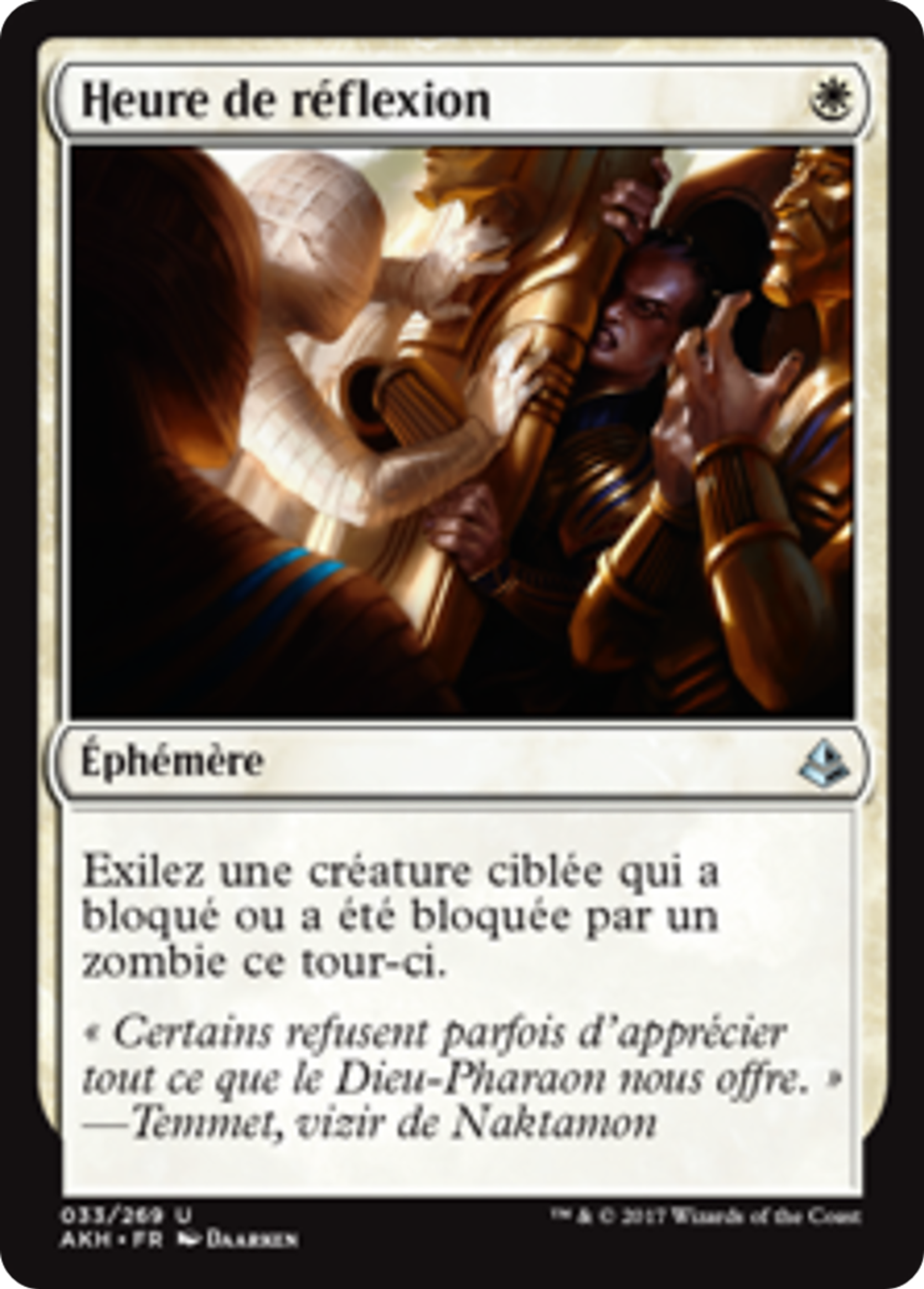 Heure de réflexion — Amonkhet — Magic: The Gathering