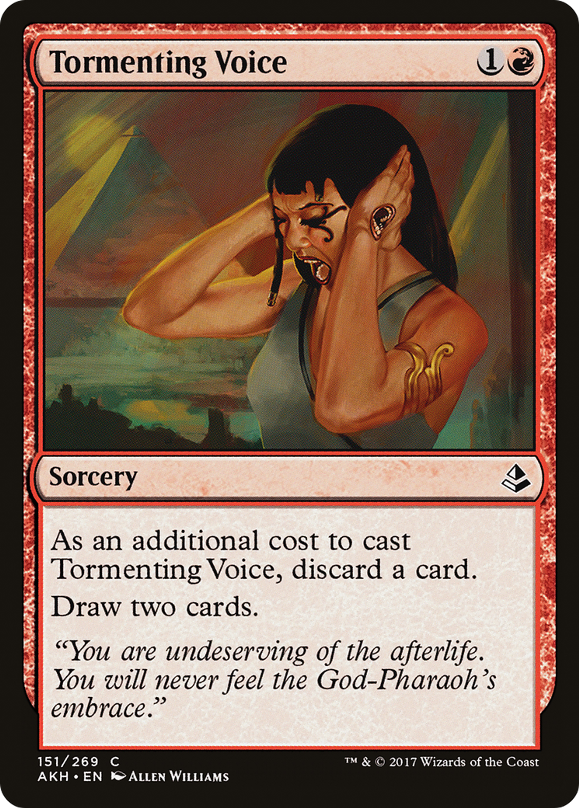Tormenting Voice — Amonkhet — Magic: The Gathering