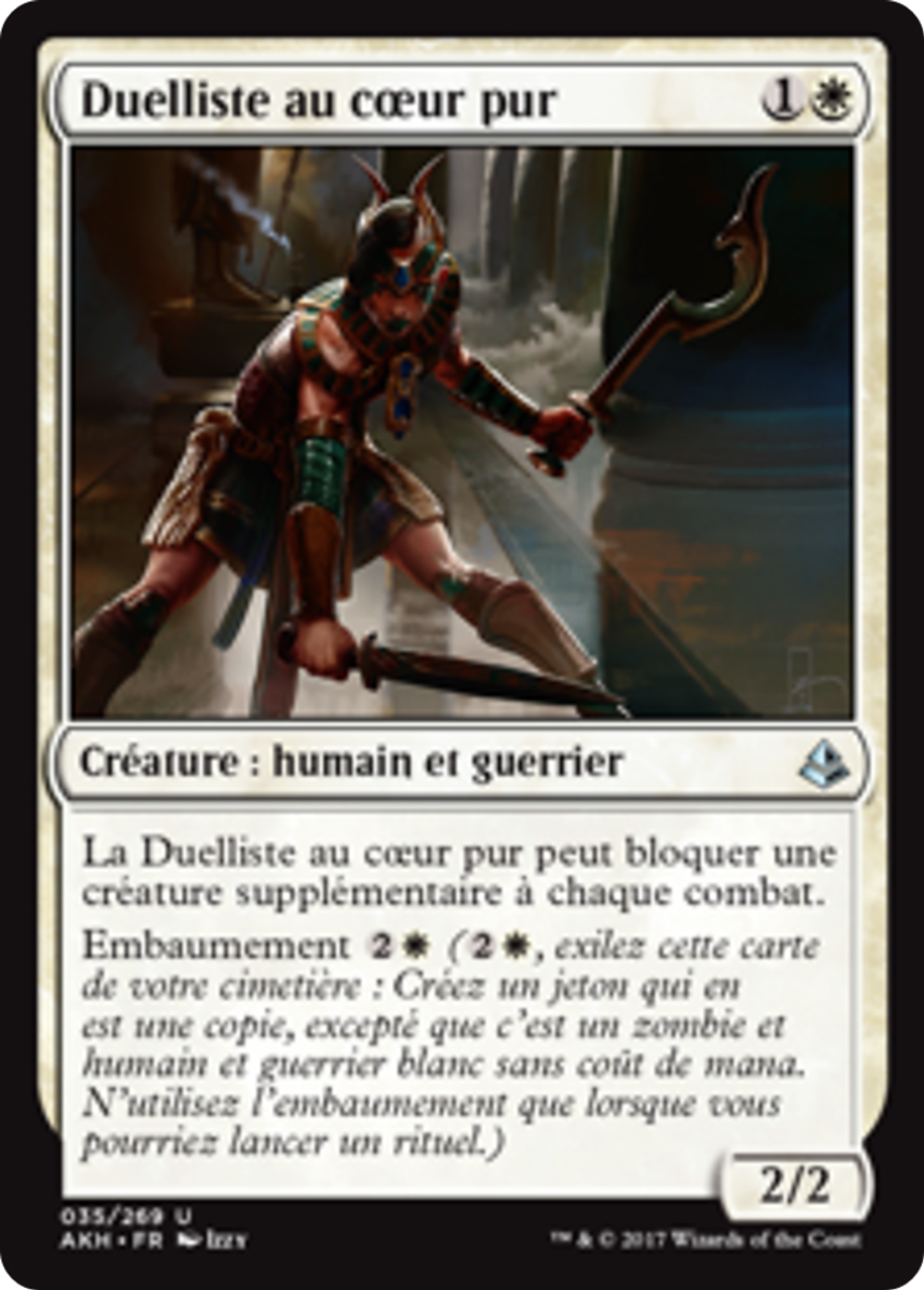 Duelliste au cœur pur — Amonkhet — Magic: The Gathering
