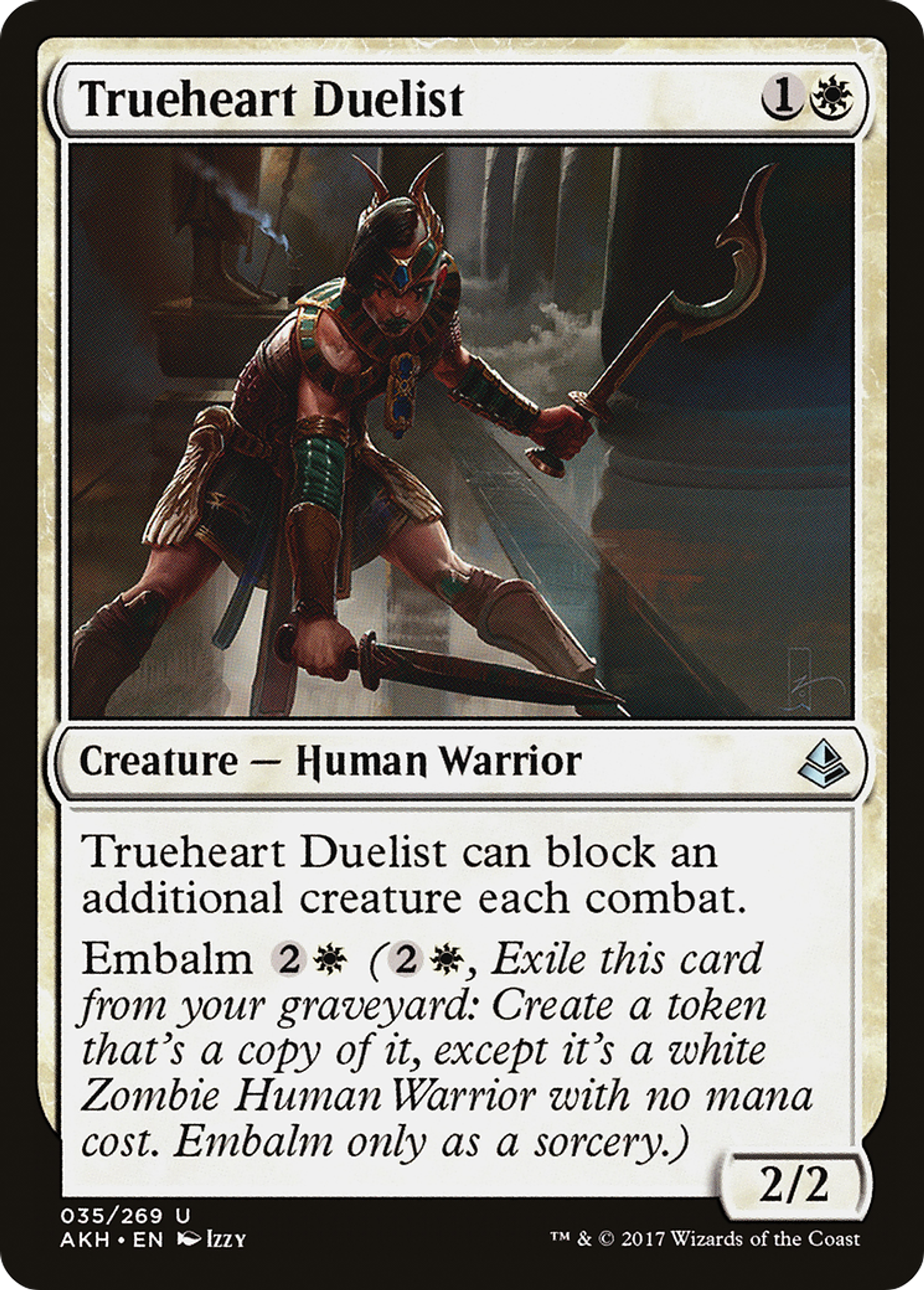Trueheart Duelist — Amonkhet — Magic: The Gathering