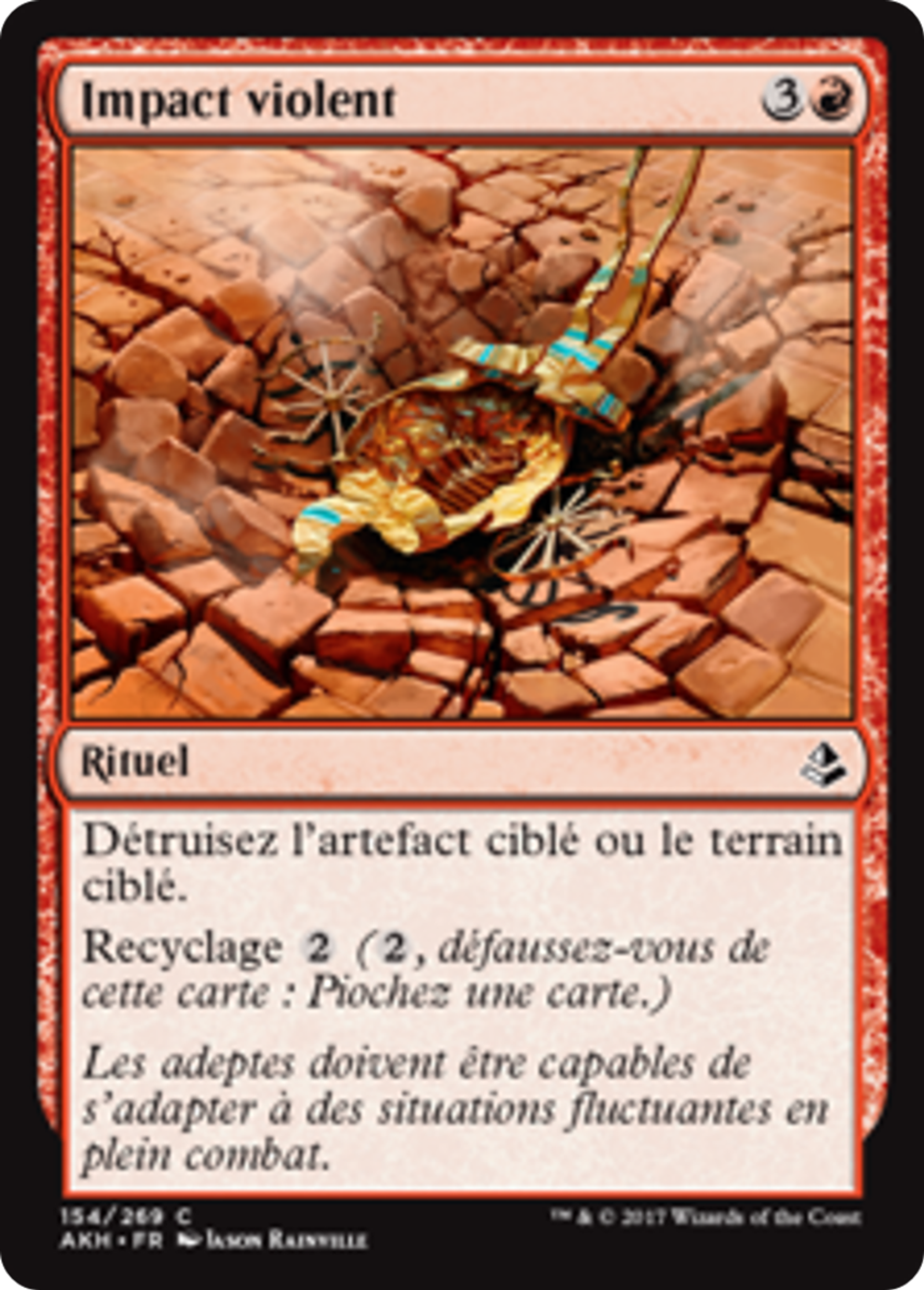 Impact violent — Amonkhet — Magic: The Gathering