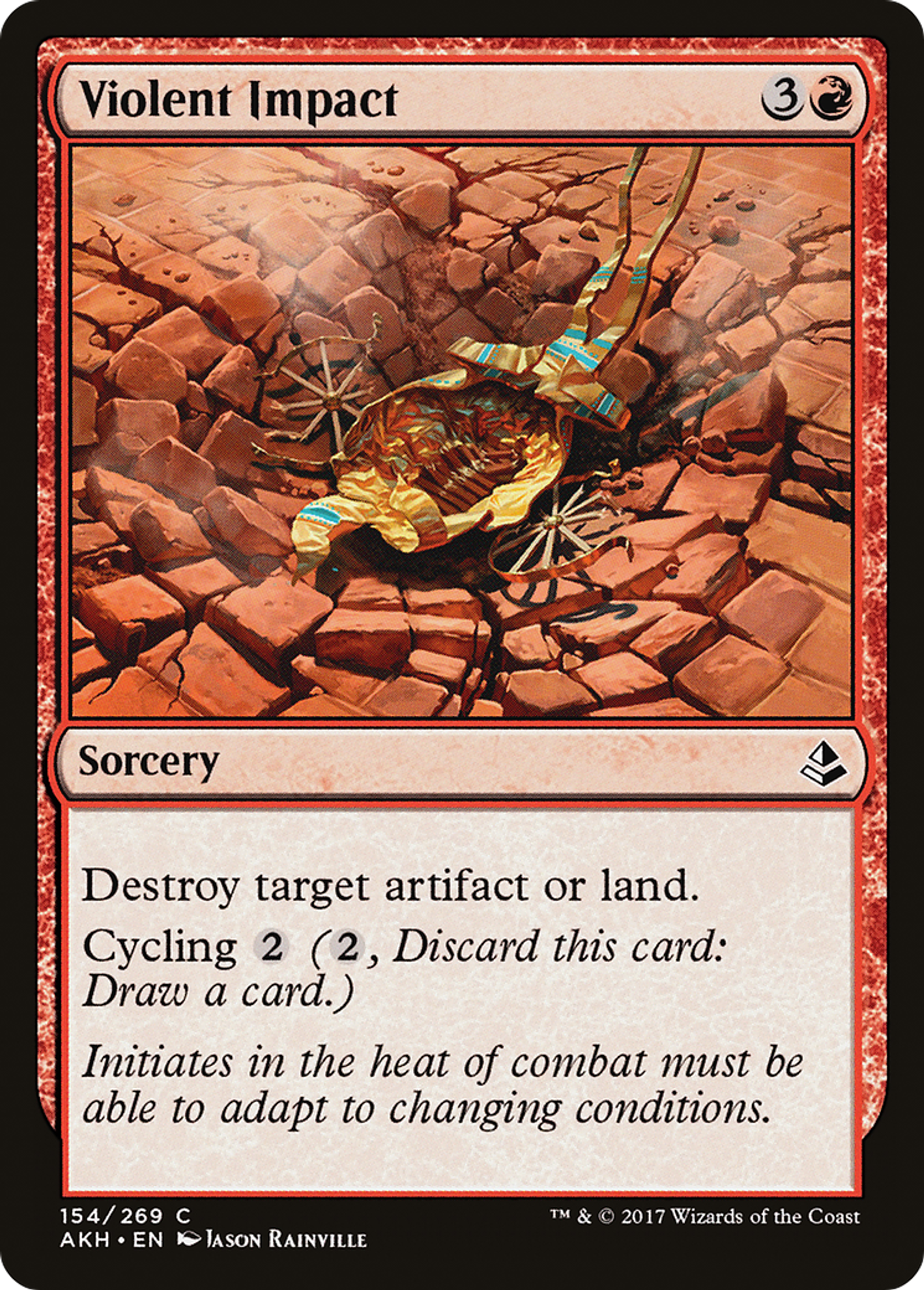 Violent Impact — Amonkhet — Magic: The Gathering