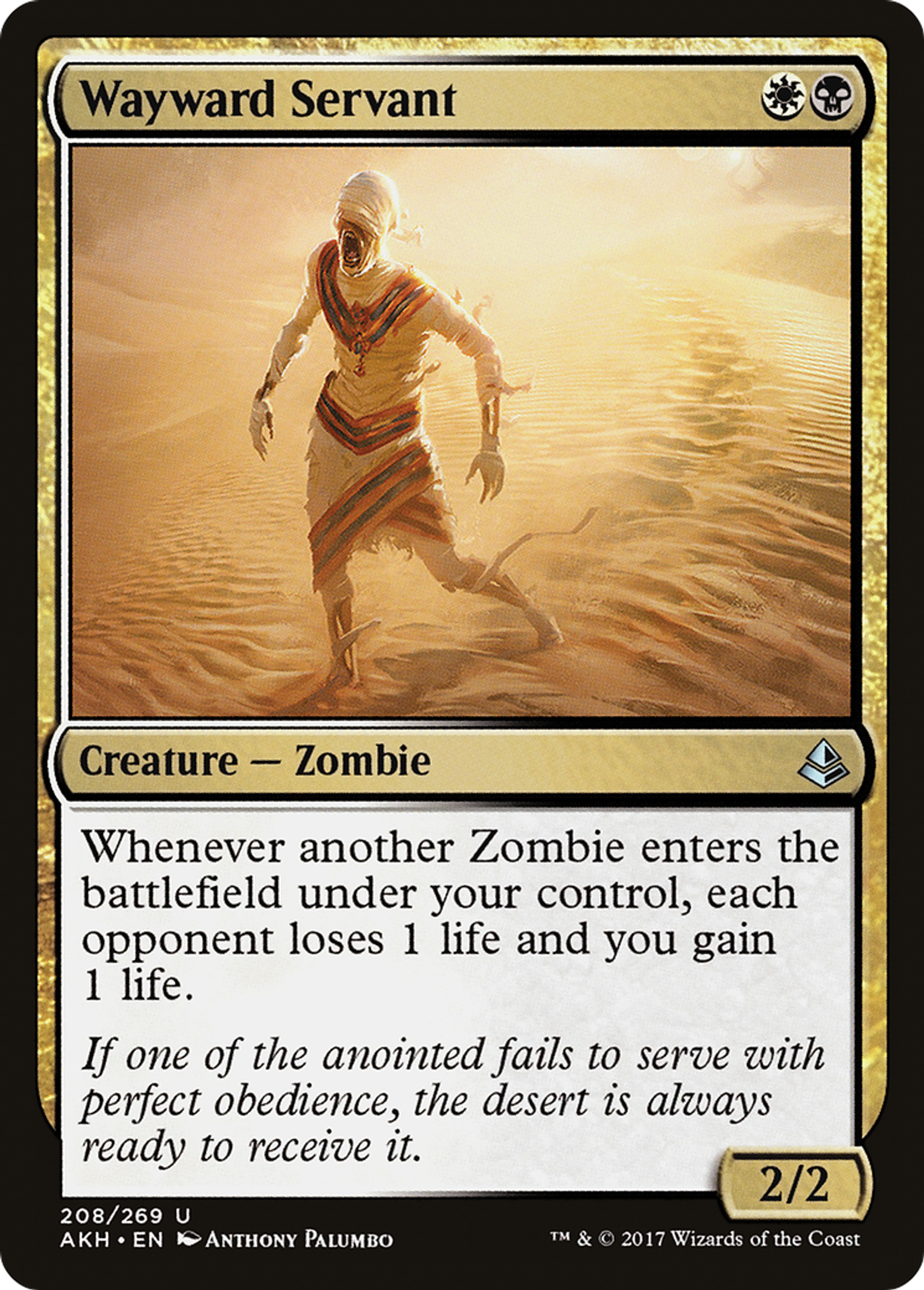 Wayward Servant — Amonkhet — Magic: The Gathering