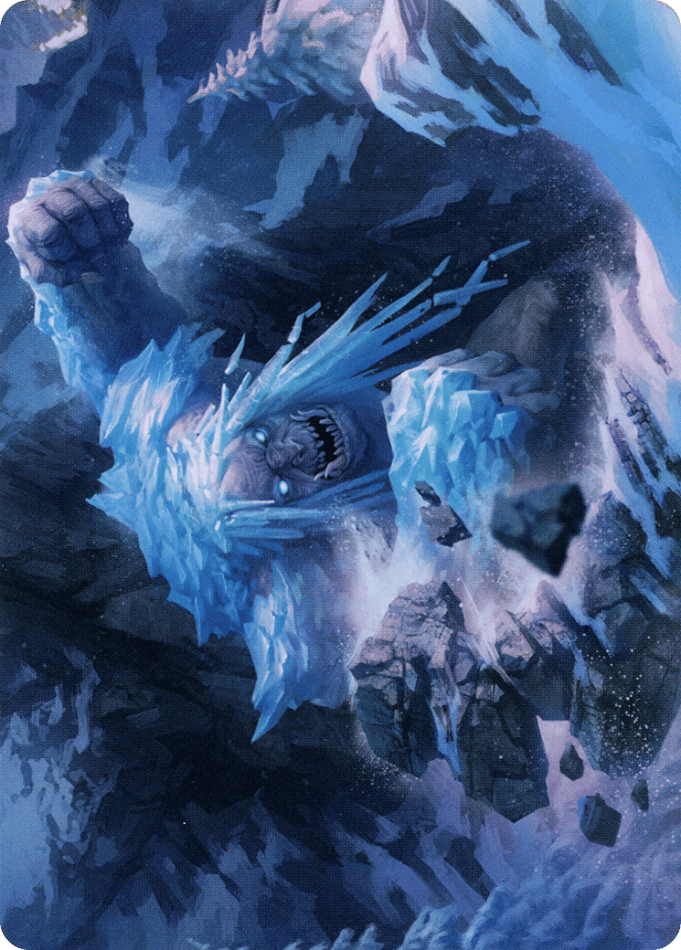 Icehide Troll — Kaldheim Art Series — Magic: The Gathering