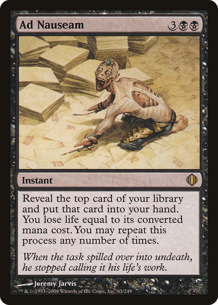Ad Nauseam — Shards of Alara — Magic: The Gathering