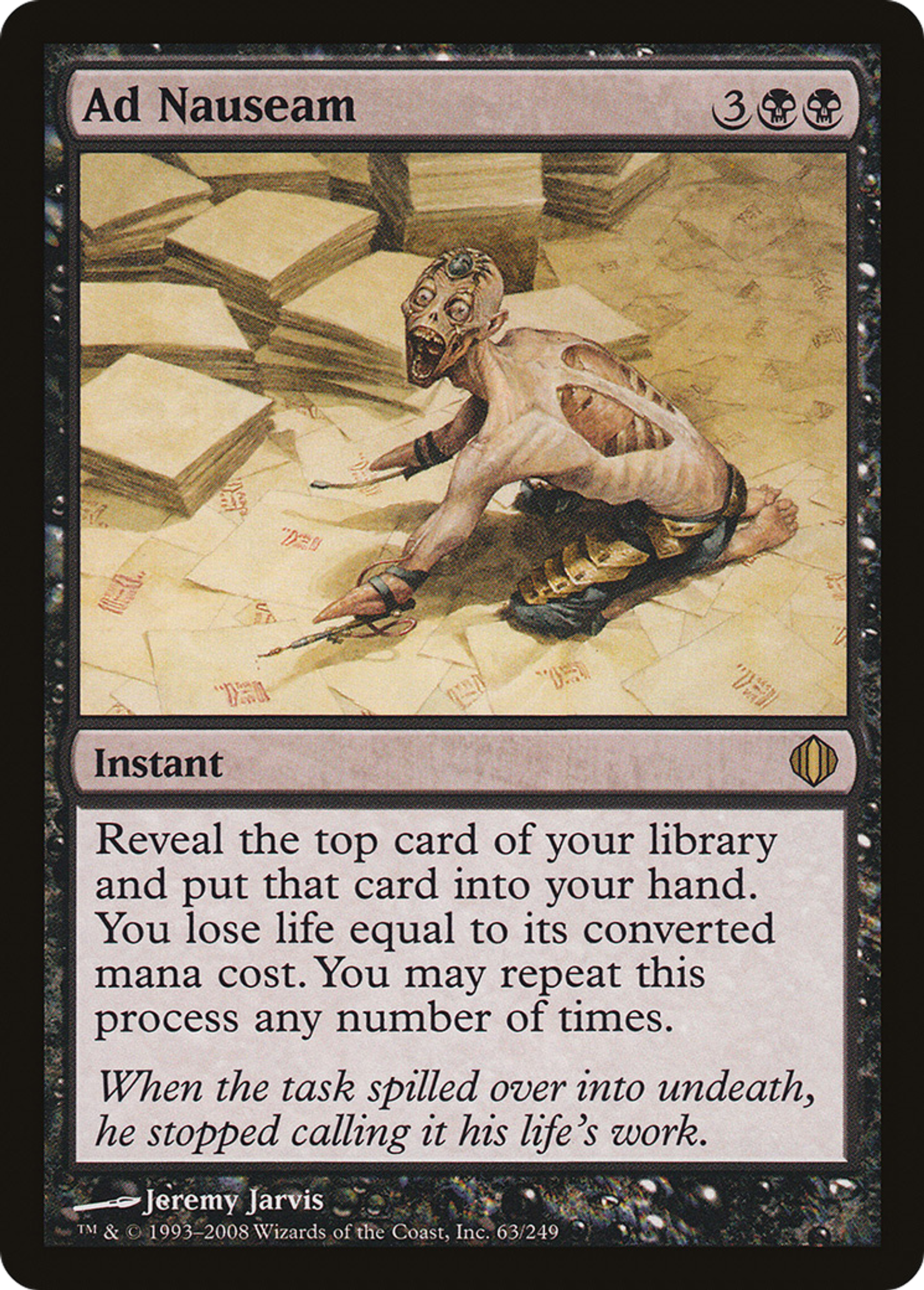 Ad Nauseam — Shards of Alara — Magic: The Gathering