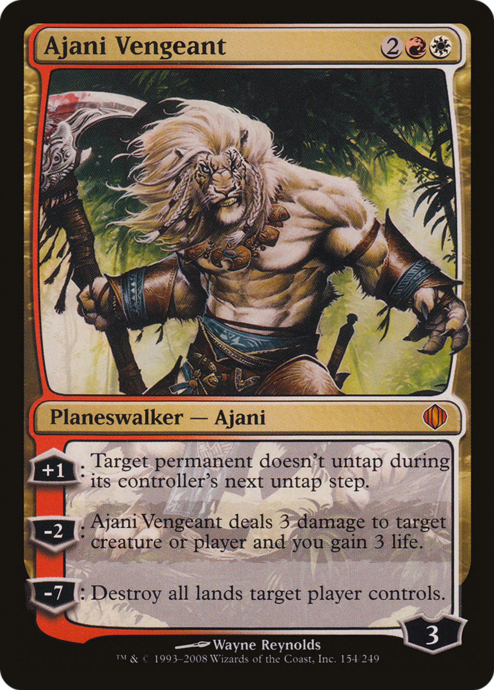 Ajani Vengeant — Shards of Alara — Magic: The Gathering