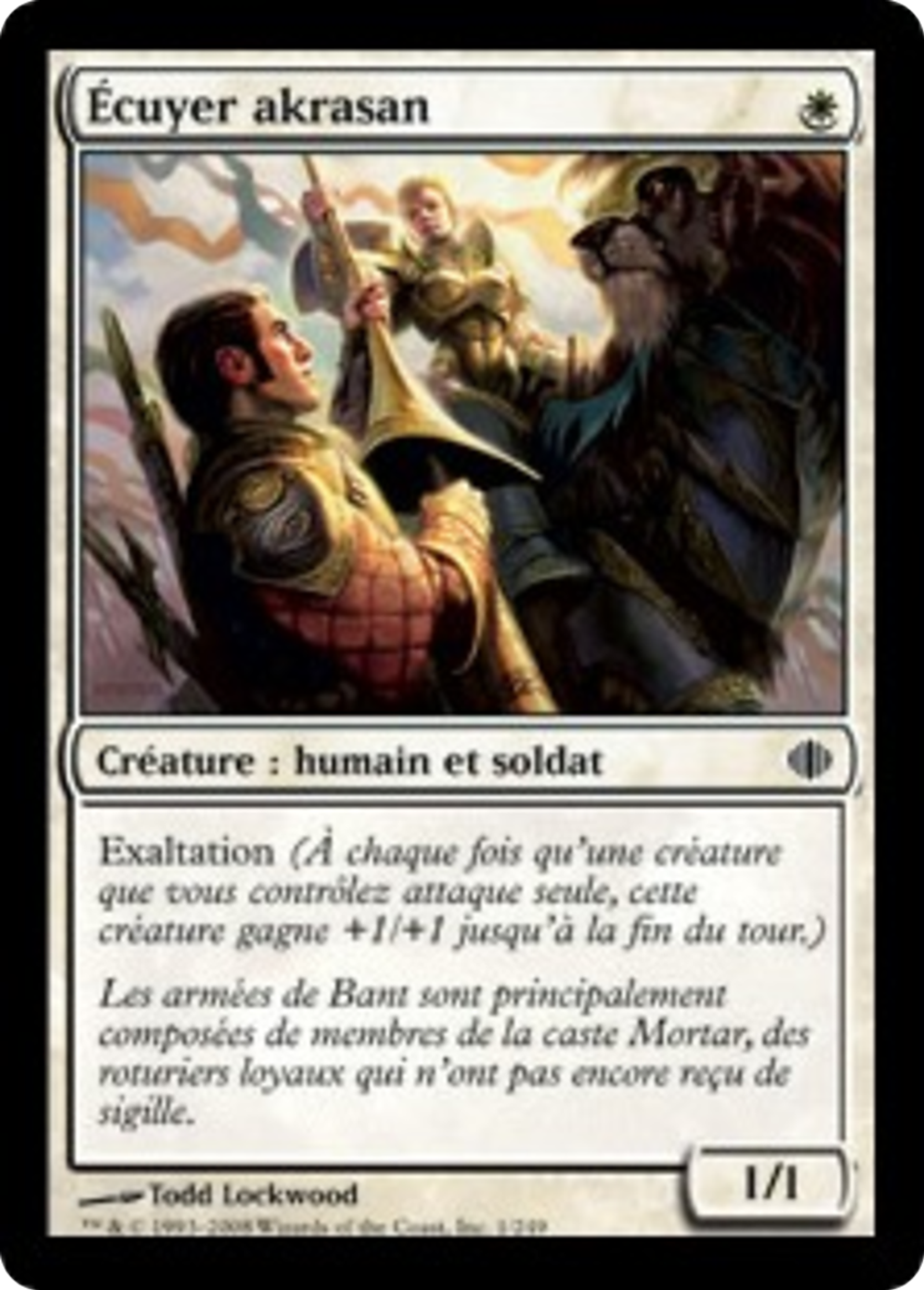 Écuyer akrasan — Shards of Alara — Magic: The Gathering