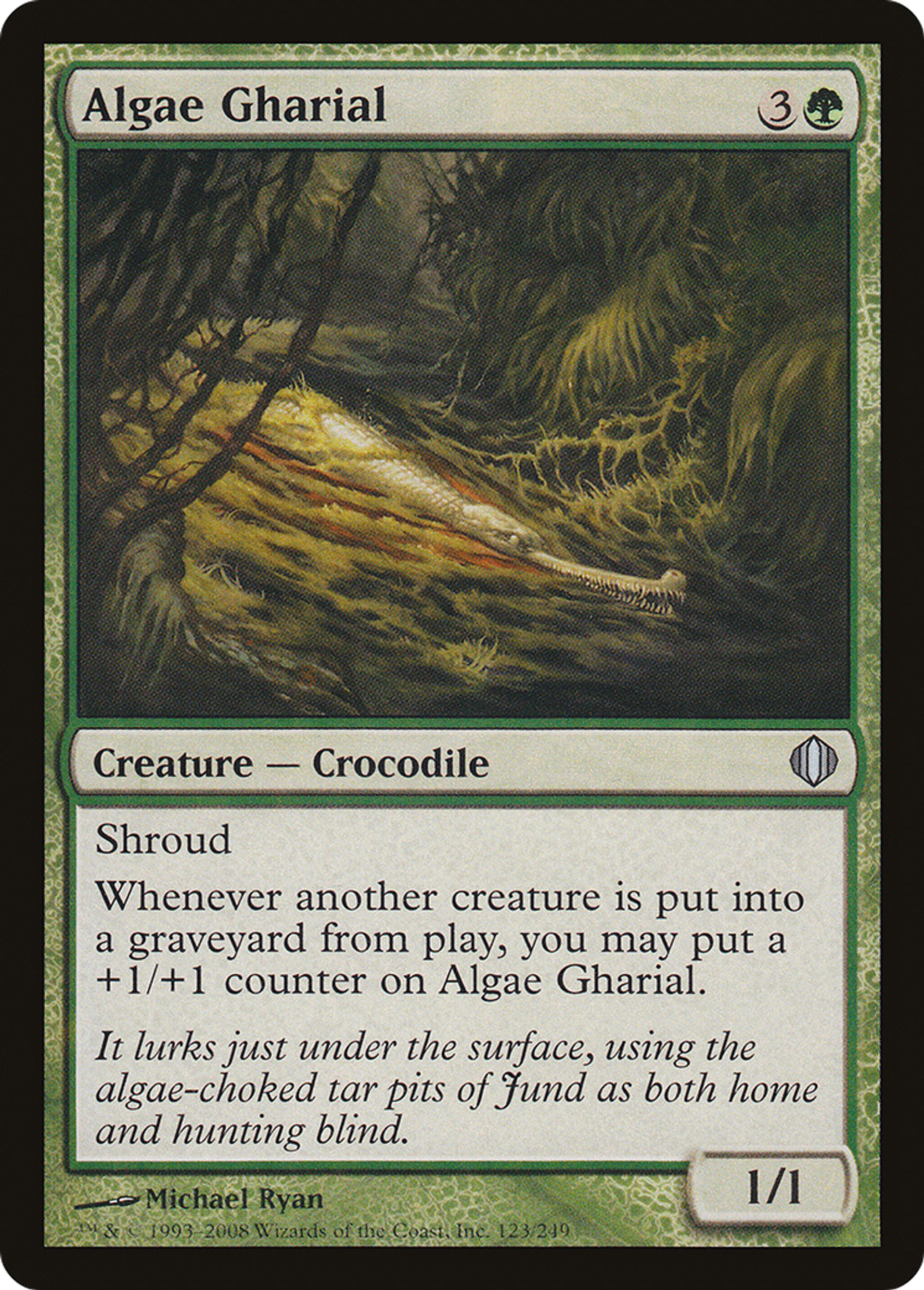 Gavial des algues — Shards of Alara — Magic: The Gathering