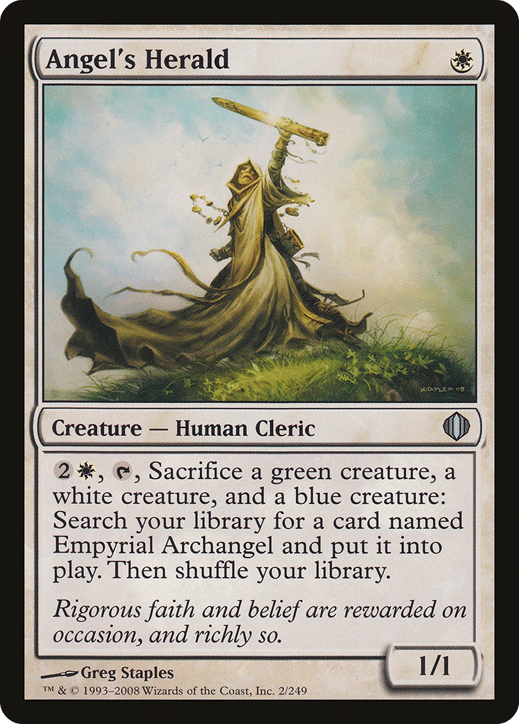 Angel's Herald — Shards of Alara — Magic: The Gathering