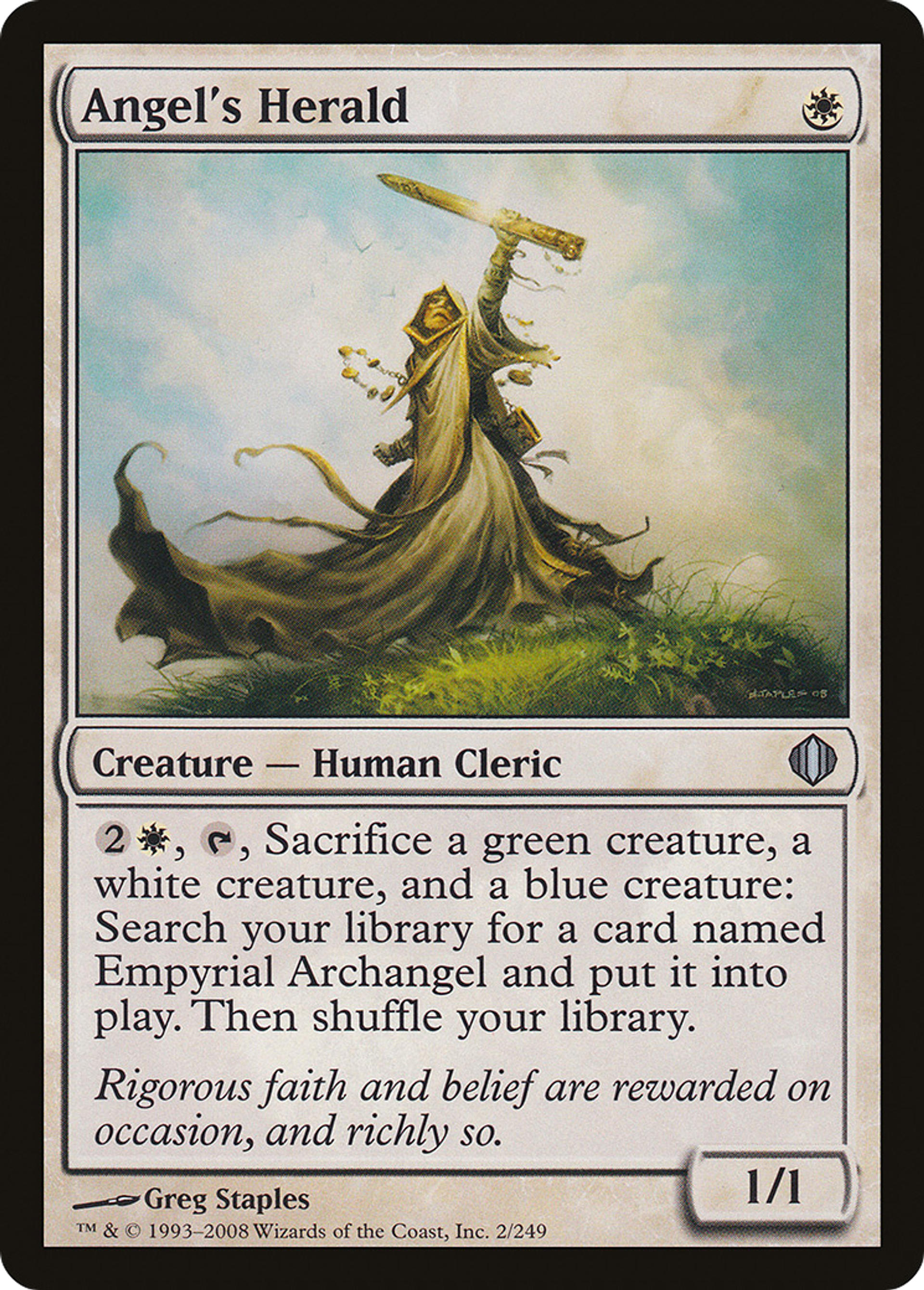Angel's Herald — Shards of Alara — Magic: The Gathering