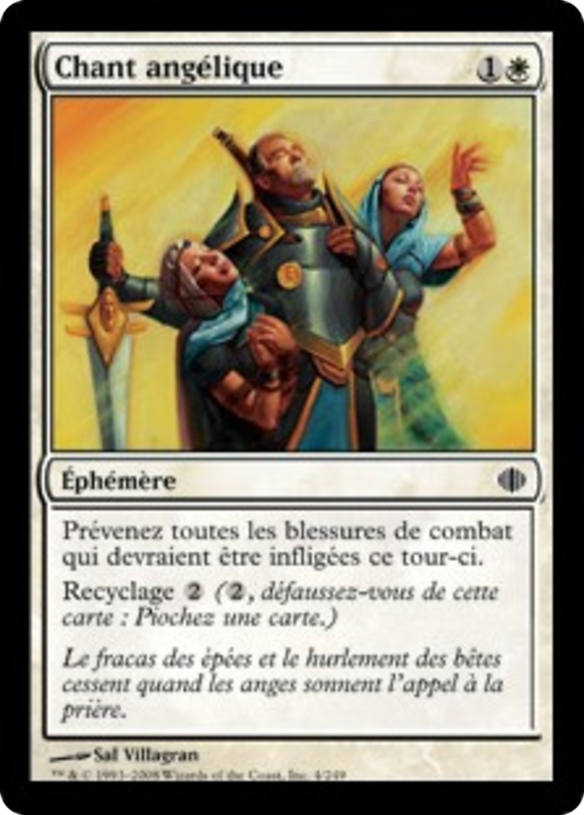 Chant angélique — Shards of Alara — Magic: The Gathering