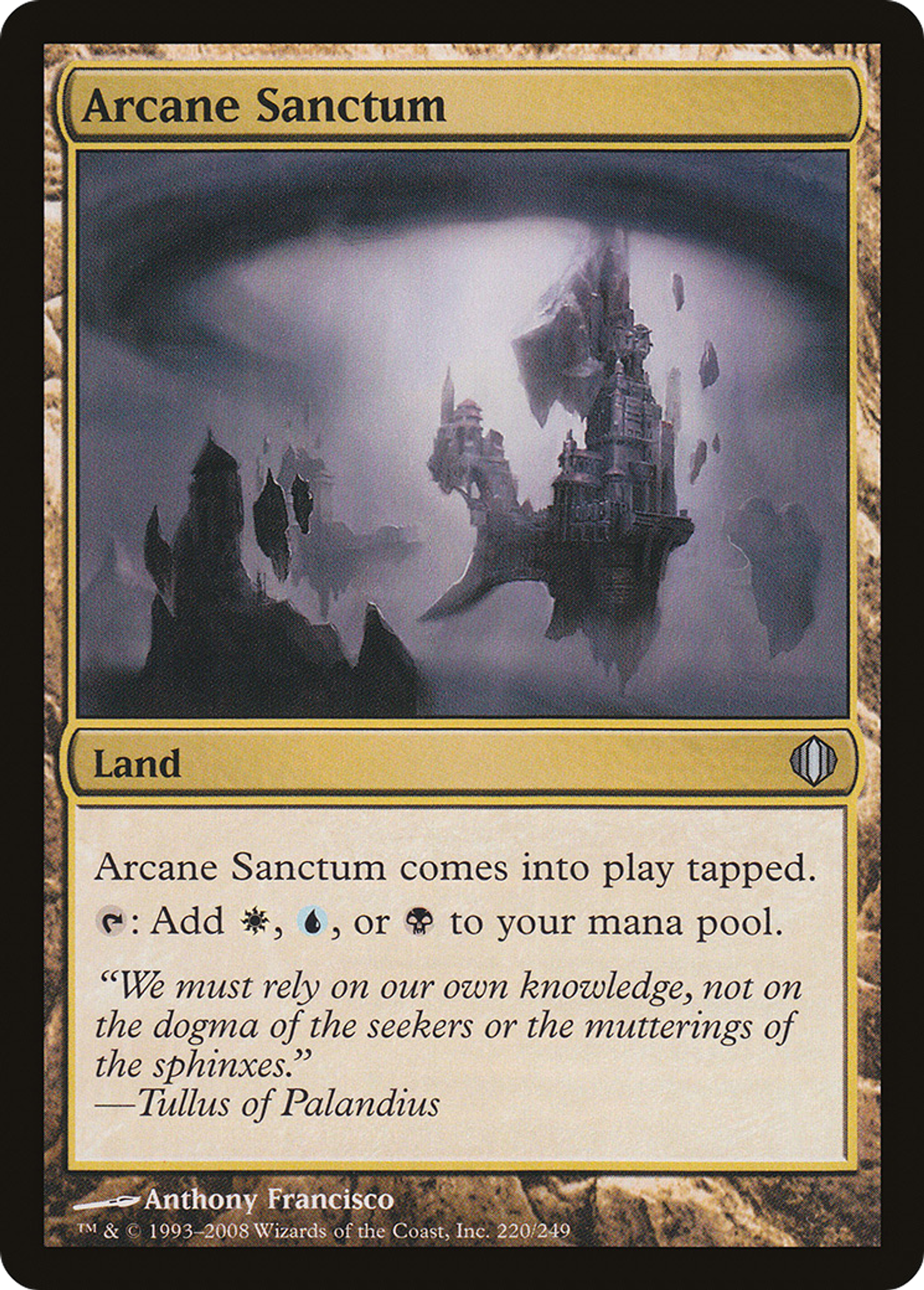 Arcane Sanctum — Shards of Alara — Magic: The Gathering