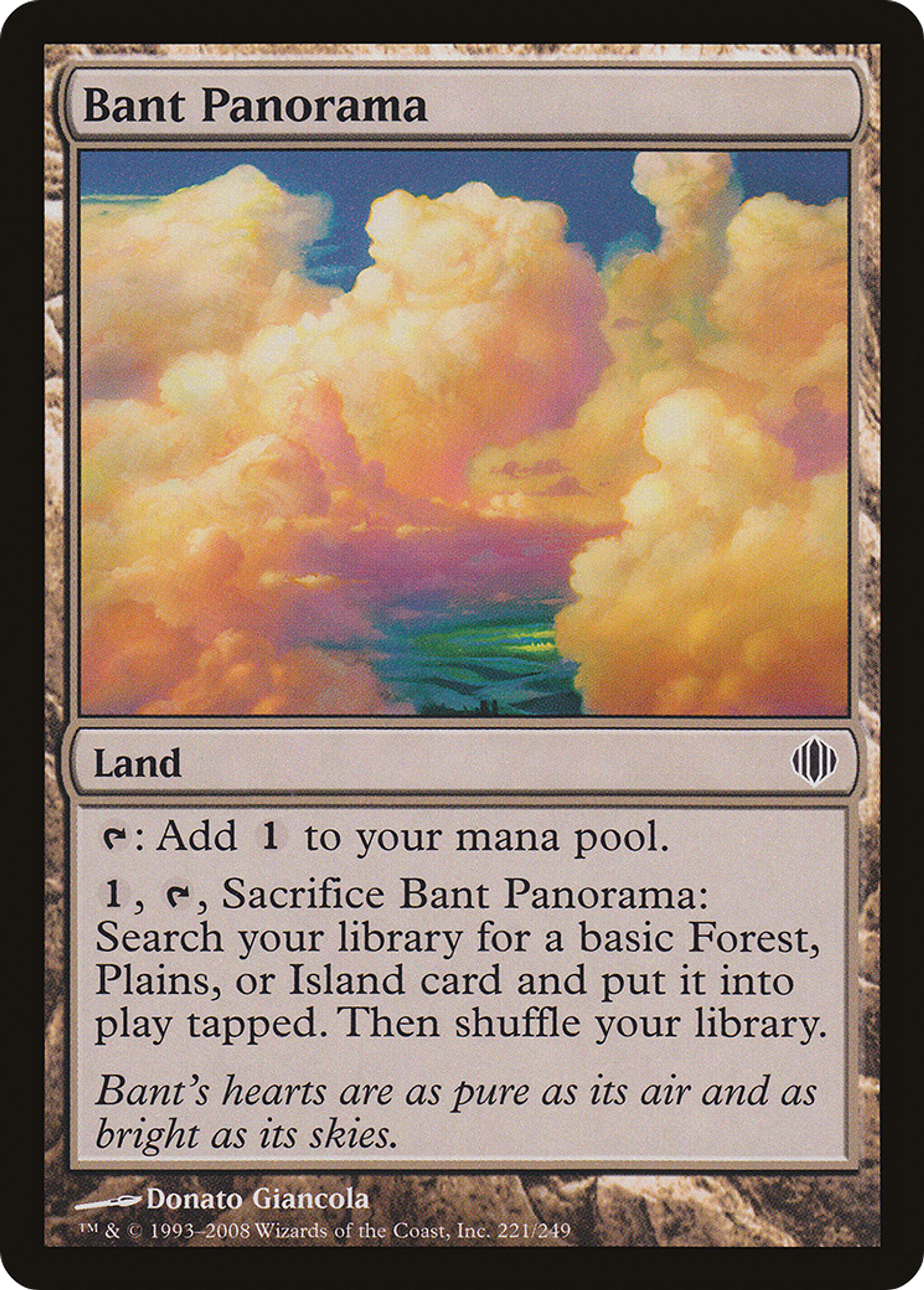 Bant Panorama — Shards of Alara — Magic: The Gathering