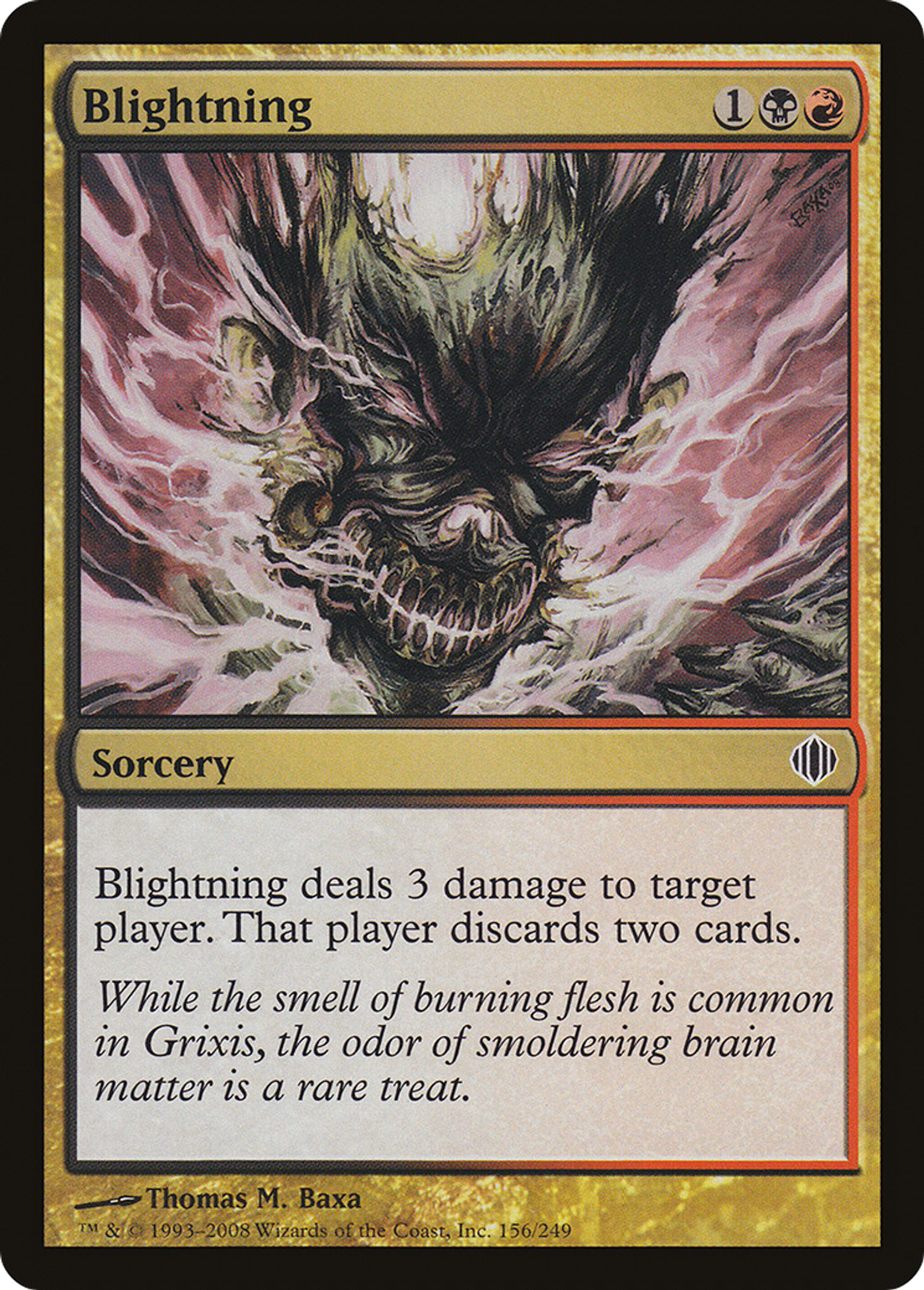 Blightning — Shards of Alara — Magic: The Gathering