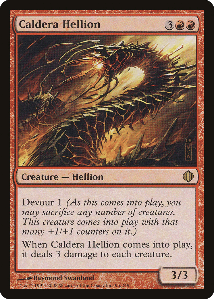 Caldera Hellion — Shards of Alara — Magic: The Gathering