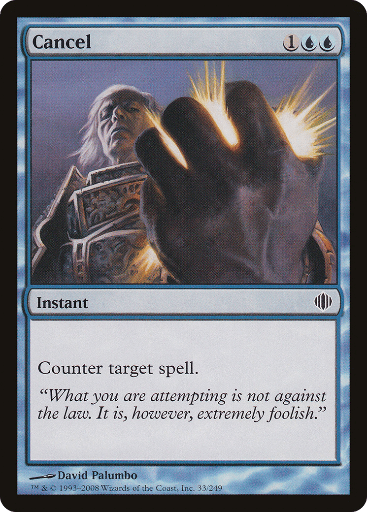 Cancel — Shards of Alara — Magic: The Gathering