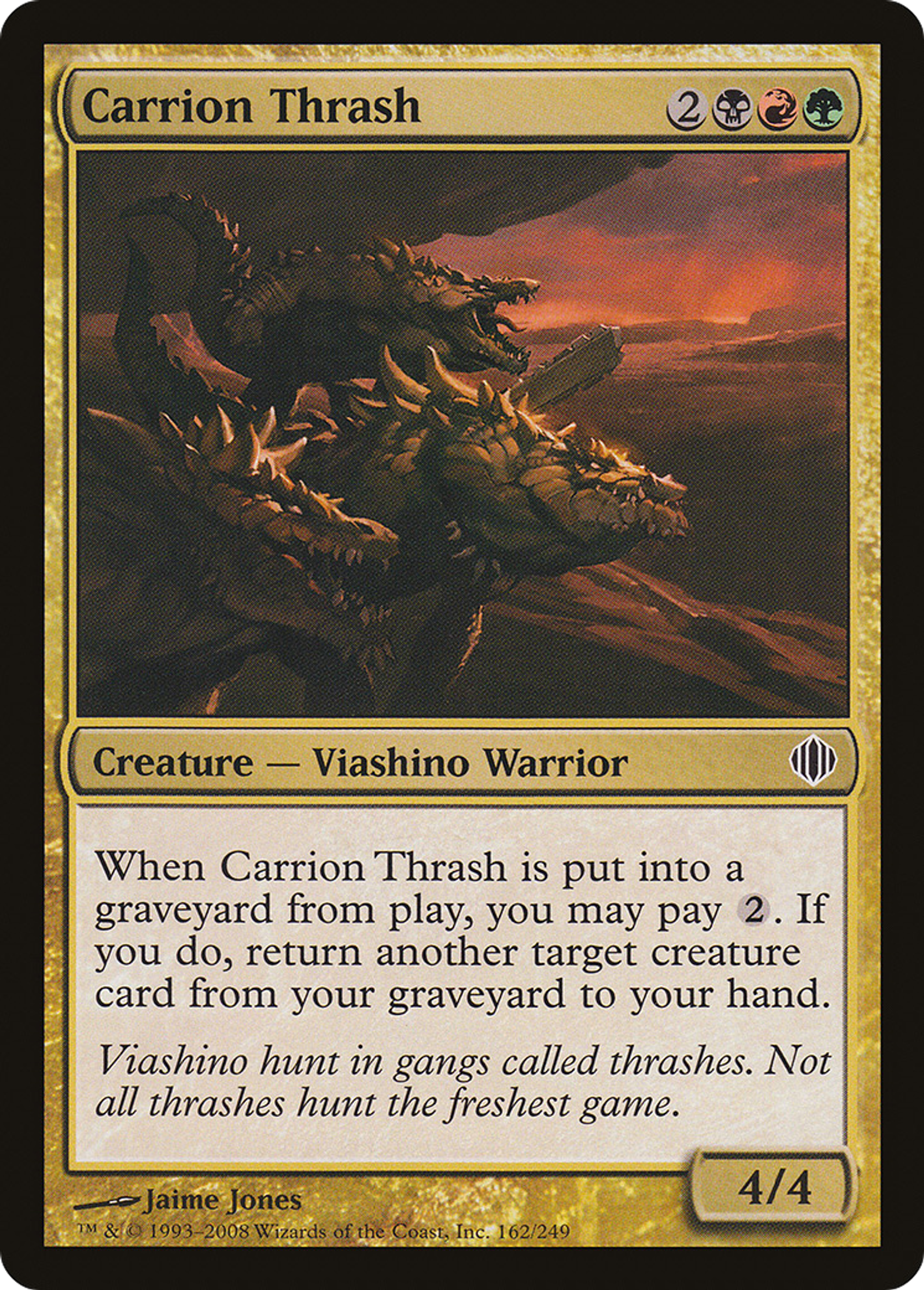 Carrion Thrash — Shards of Alara — Magic: The Gathering