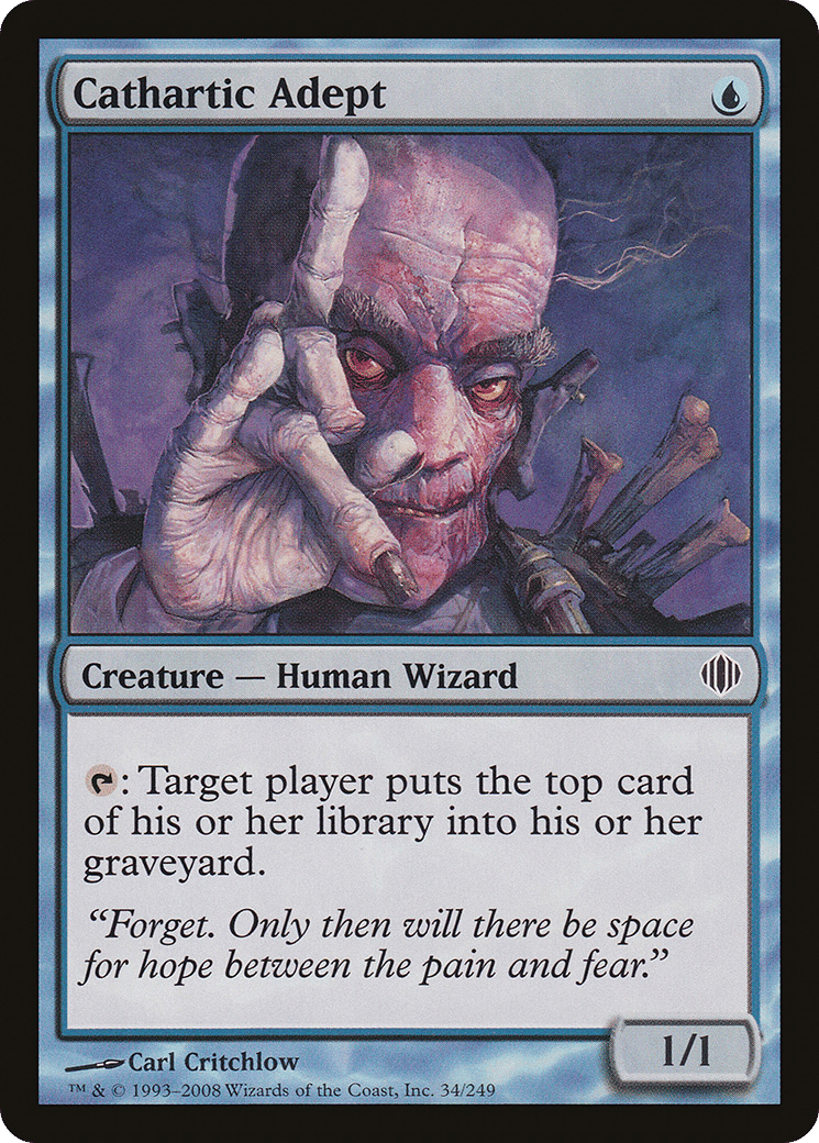 Cathartic Adept — Shards of Alara — Magic: The Gathering