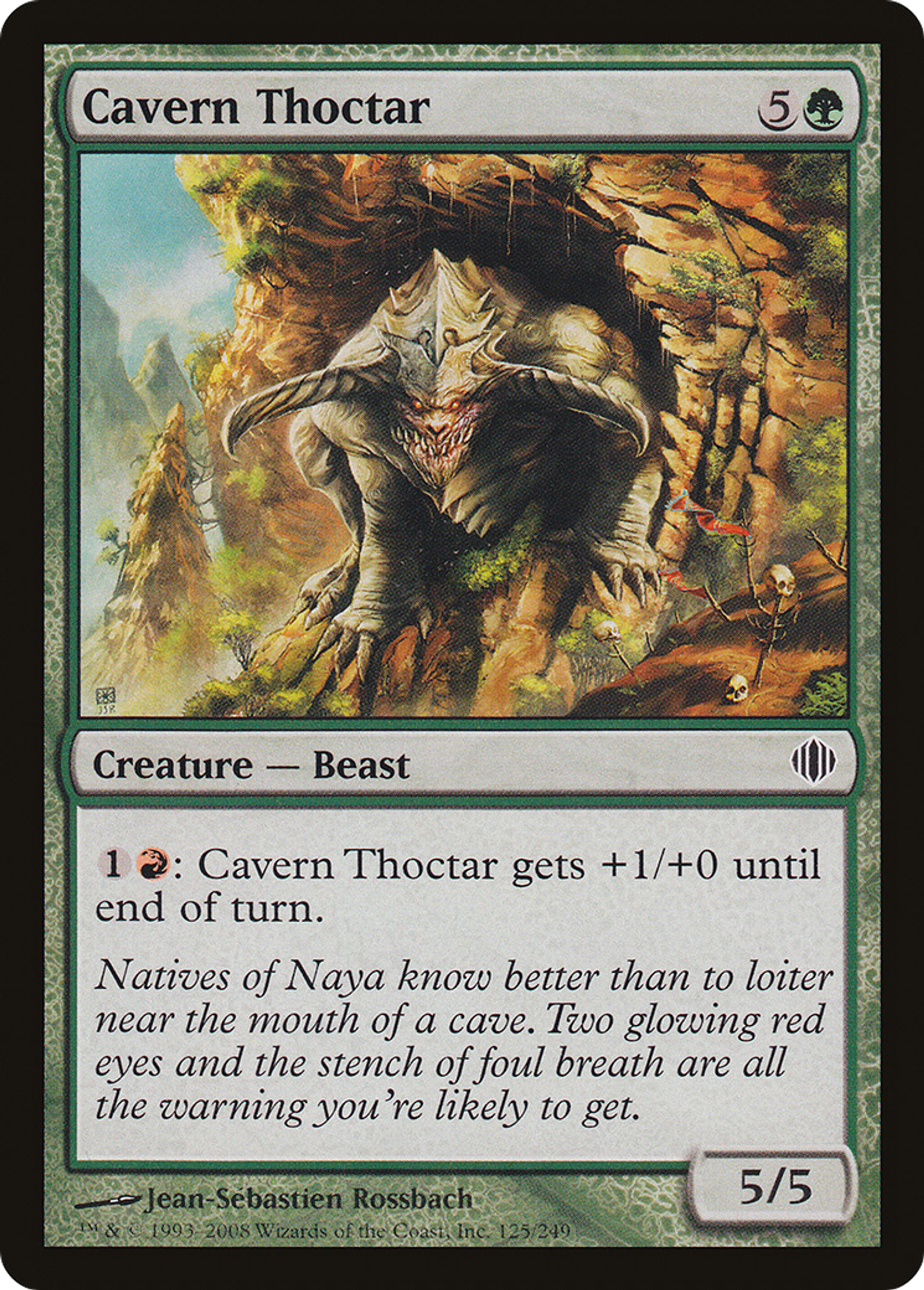 Thoctar des cavernes — Shards of Alara — Magic: The Gathering