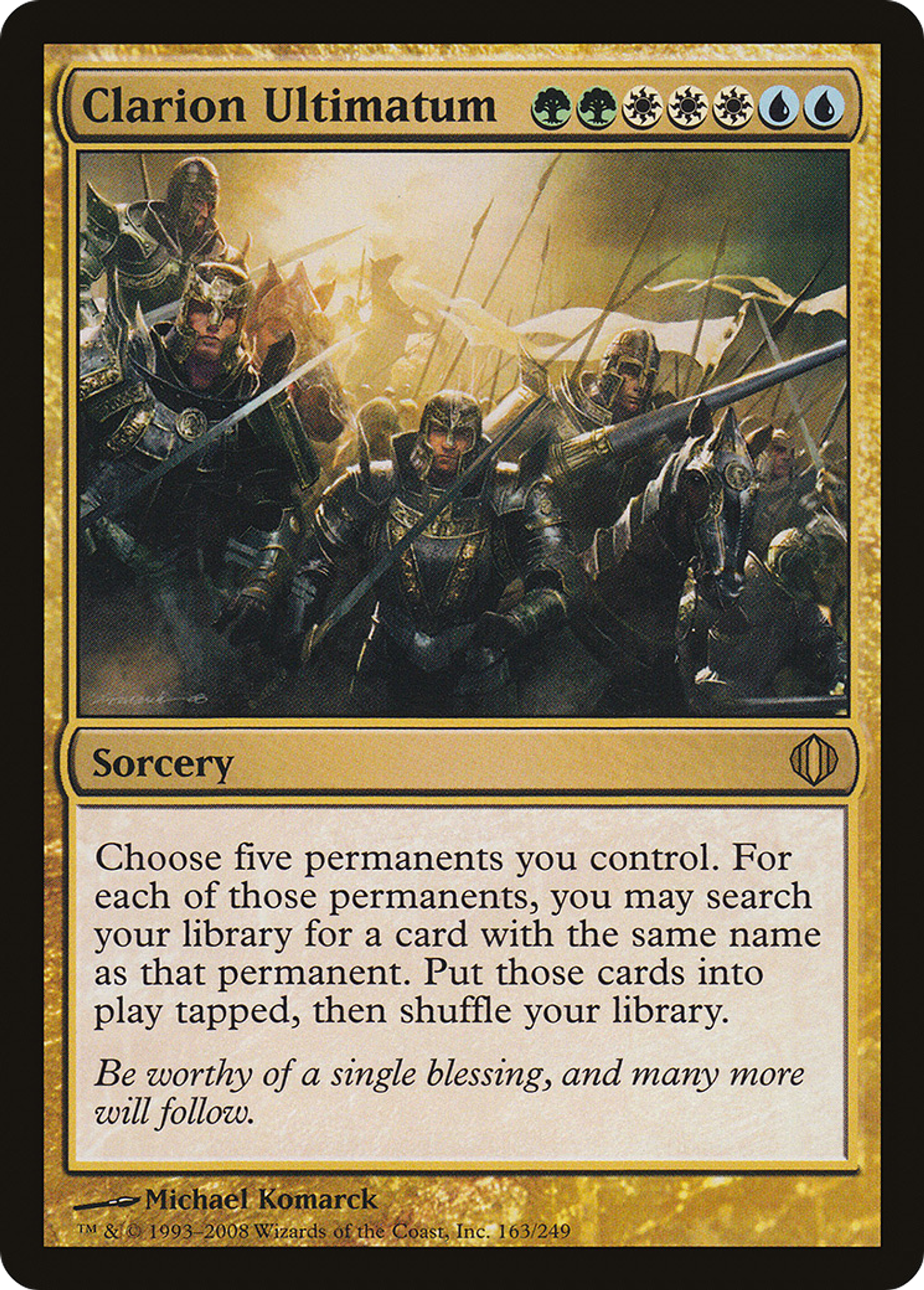 Clarion Ultimatum — Shards of Alara — Magic: The Gathering