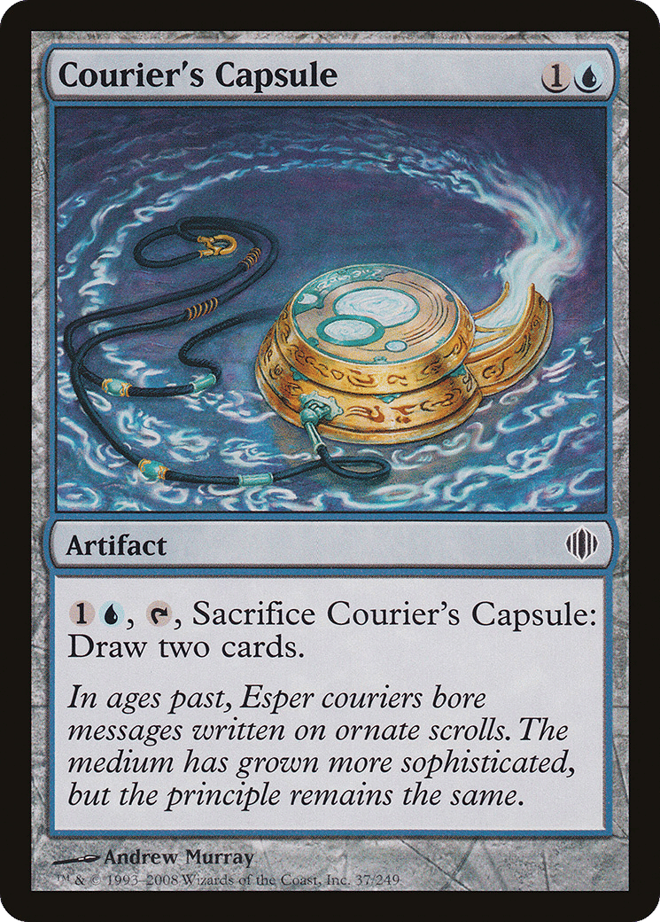 Courier's Capsule — Shards of Alara — Magic: The Gathering