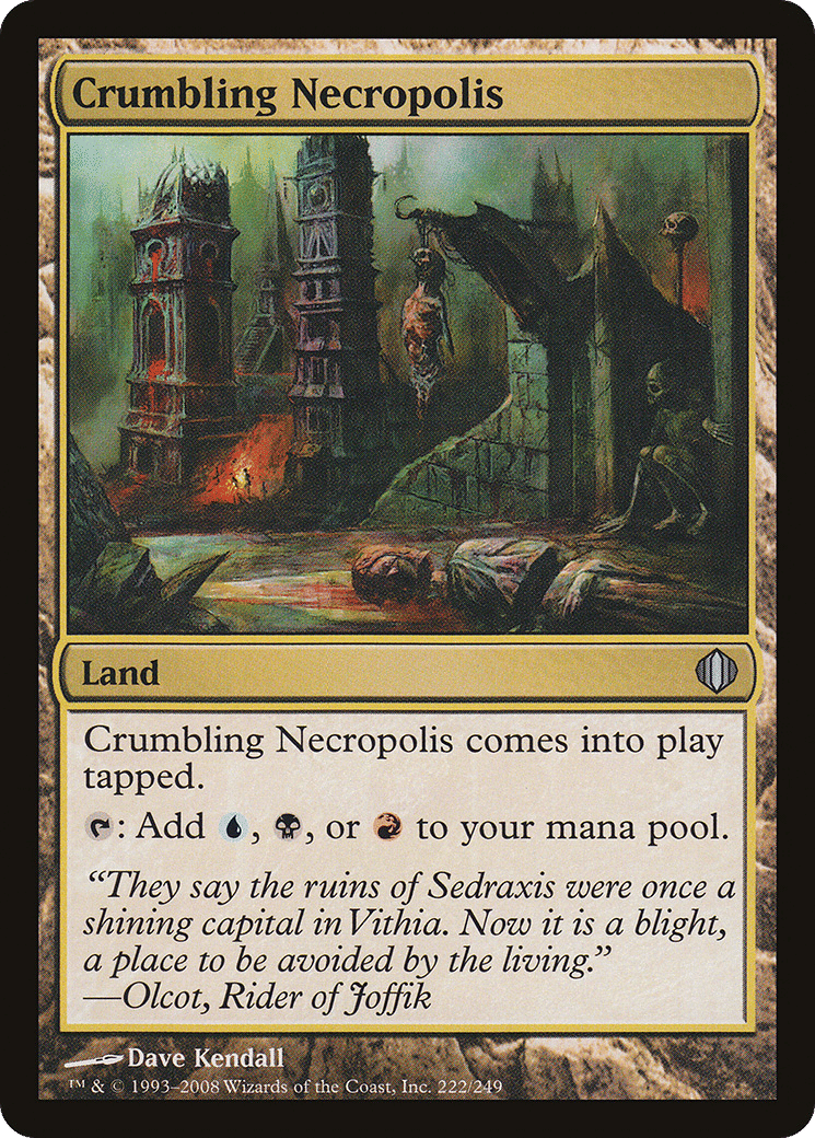 Crumbling Necropolis — Shards of Alara — Magic: The Gathering