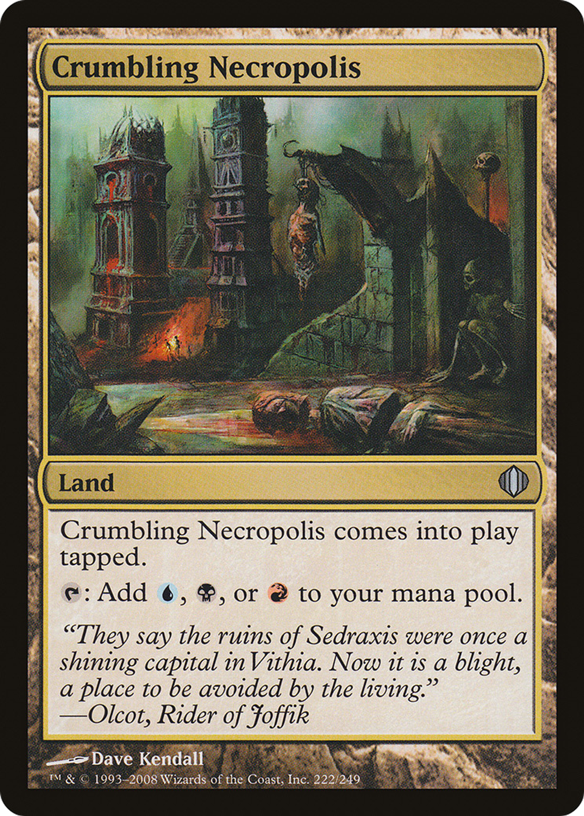 Crumbling Necropolis — Shards of Alara — Magic: The Gathering