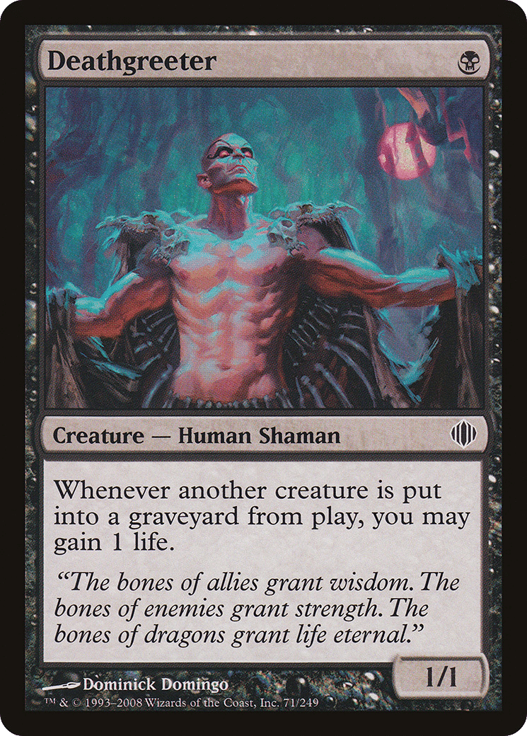 Deathgreeter — Shards of Alara — Magic: The Gathering