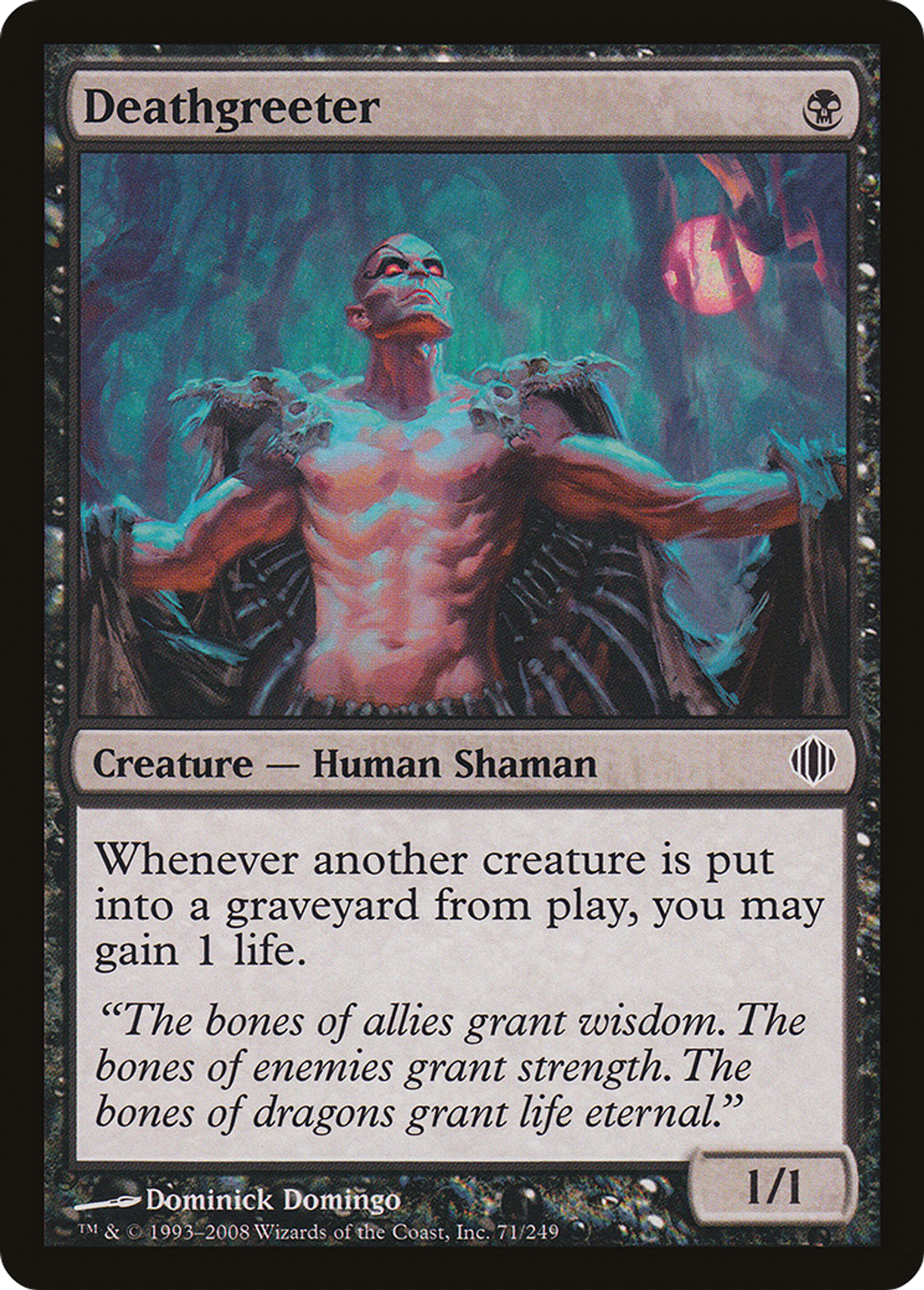 Celui-qui-accueille-la-mort — Shards of Alara — Magic: The Gathering