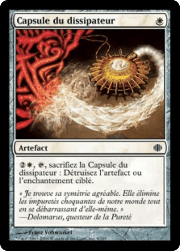 Capsule du dissipateur — Shards of Alara — Magic: The Gathering