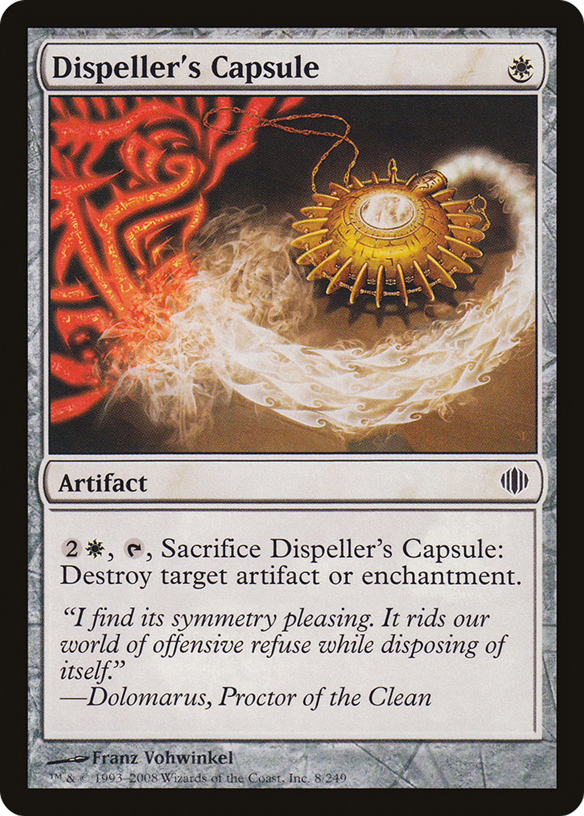 Dispeller's Capsule — Shards of Alara — Magic: The Gathering