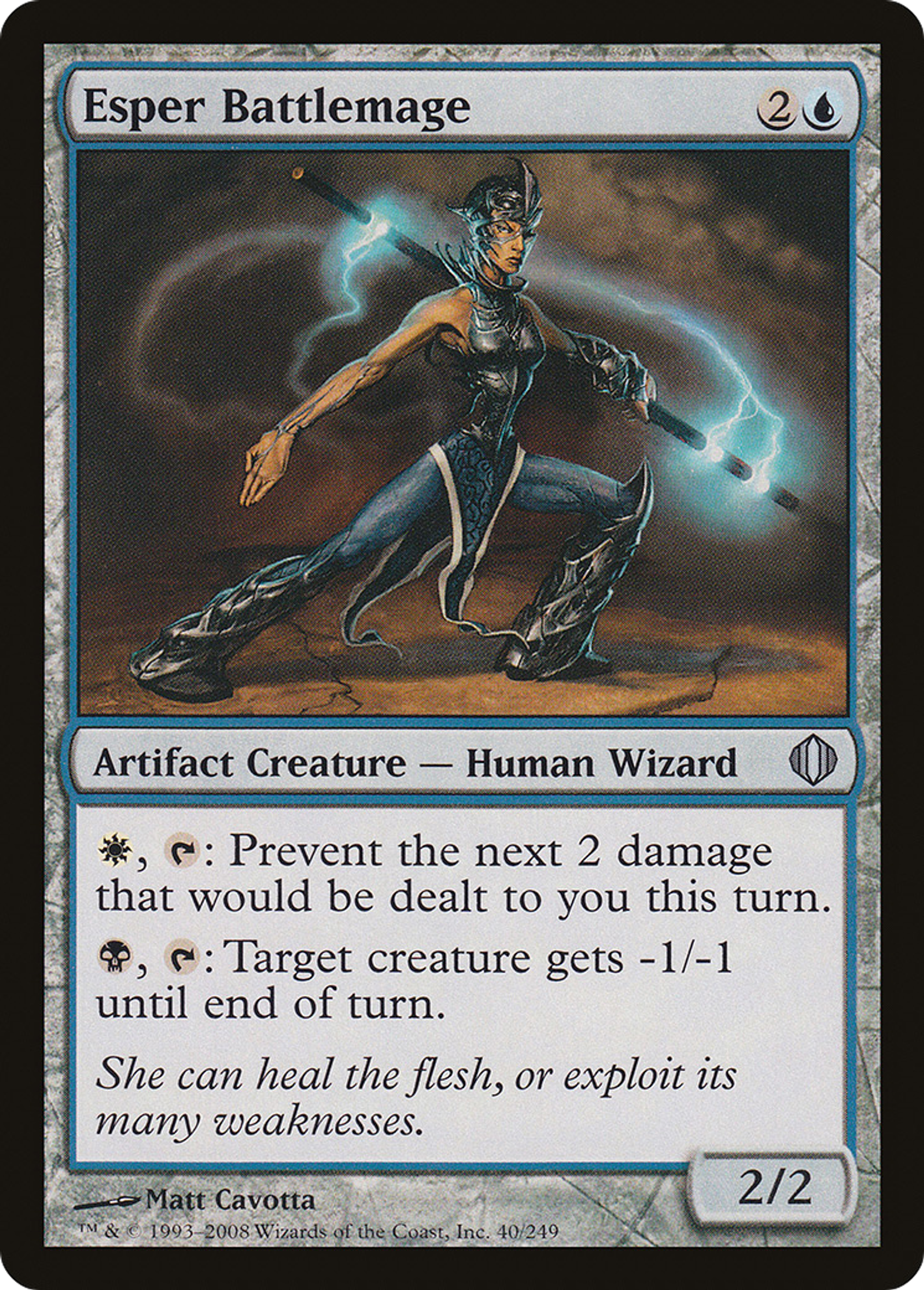 Mage de bataille d'Esper — Shards of Alara — Magic: The Gathering