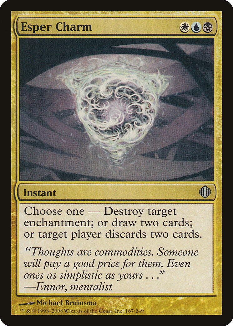 Esper Charm — Shards of Alara — Magic: The Gathering