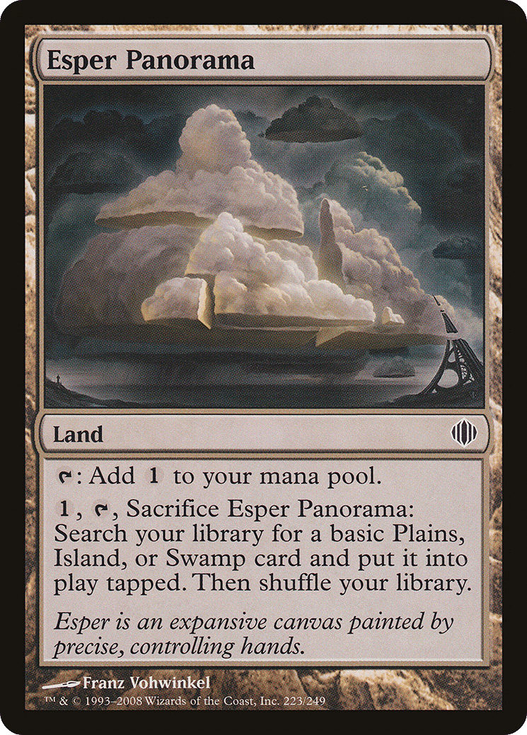 Esper Panorama — Shards of Alara — Magic: The Gathering