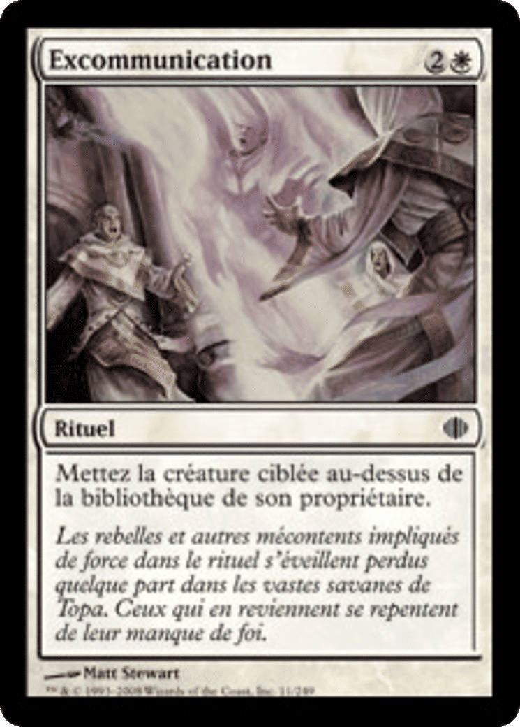 Excommunication — Shards of Alara — Magic: The Gathering