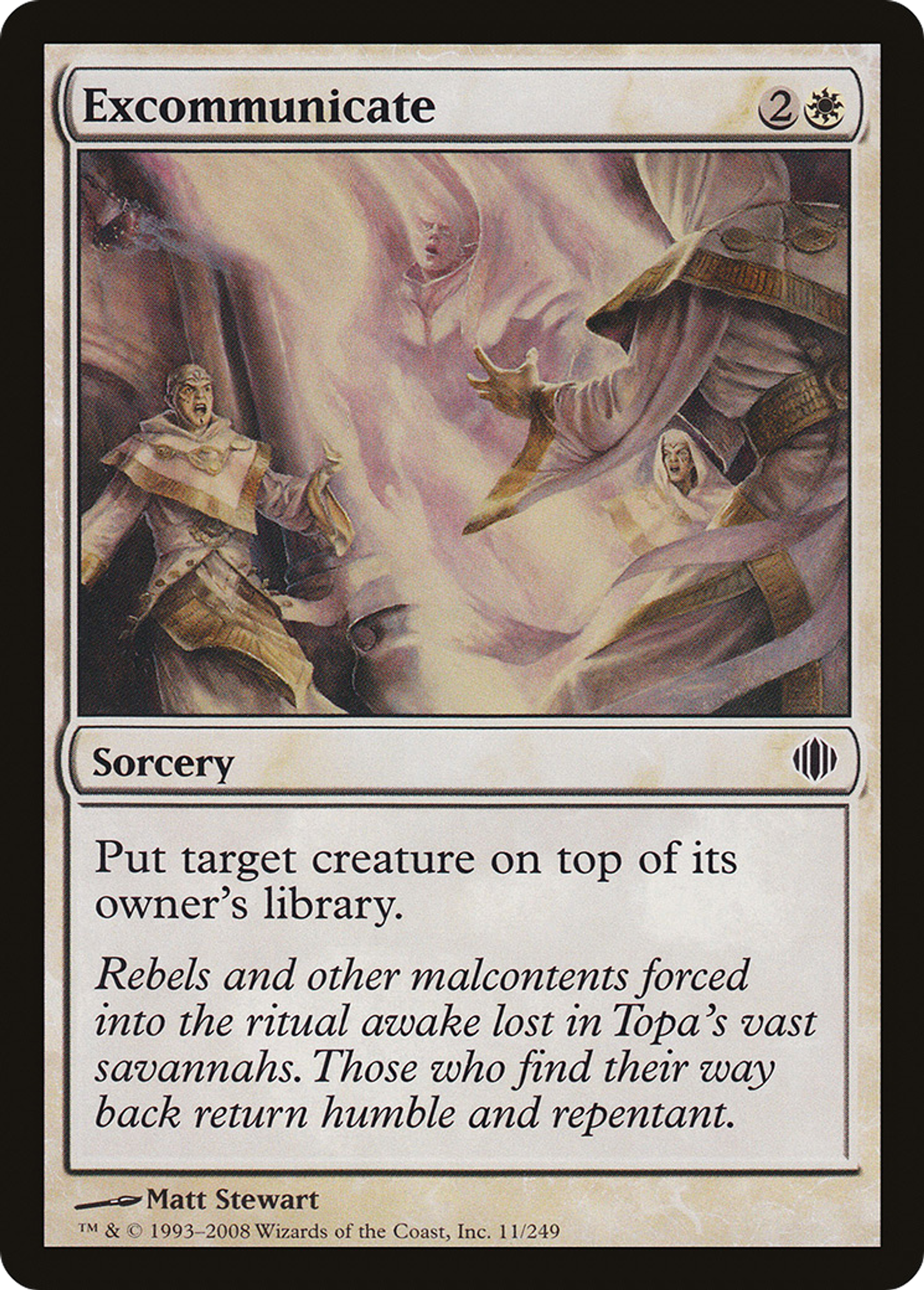 Excommunicate — Shards of Alara — Magic: The Gathering