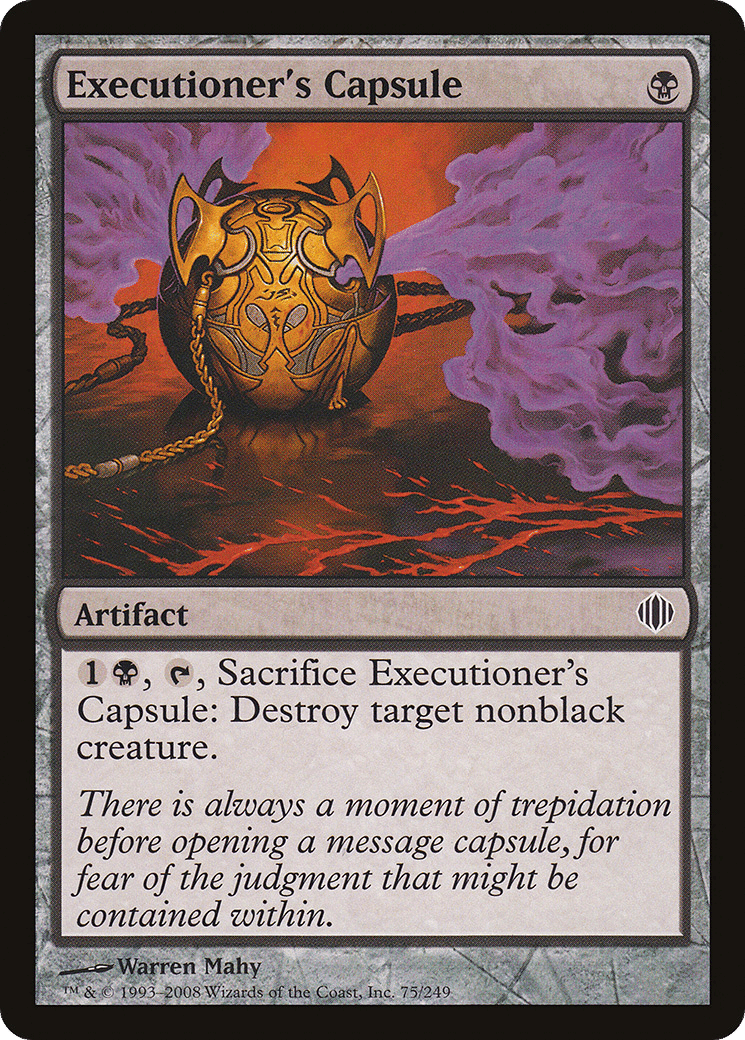 Executioner's Capsule — Shards of Alara — Magic: The Gathering