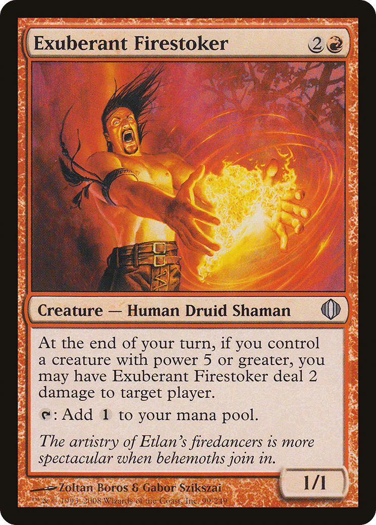 Exuberant Firestoker — Shards of Alara — Magic: The Gathering
