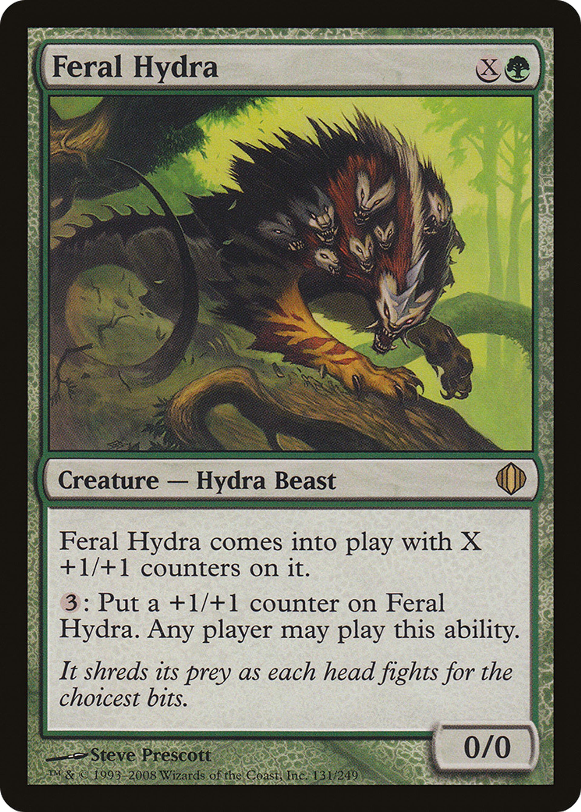 Hydre sauvage — Shards of Alara — Magic: The Gathering