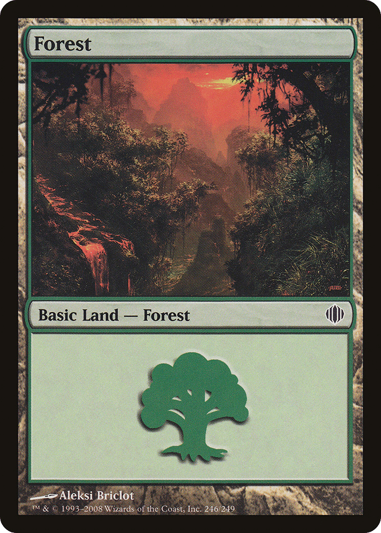 Forest — Shards of Alara — Magic: The Gathering