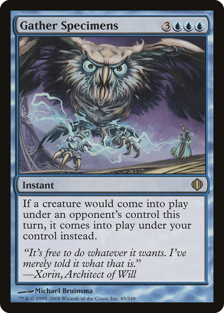 Gather Specimens — Shards of Alara — Magic: The Gathering