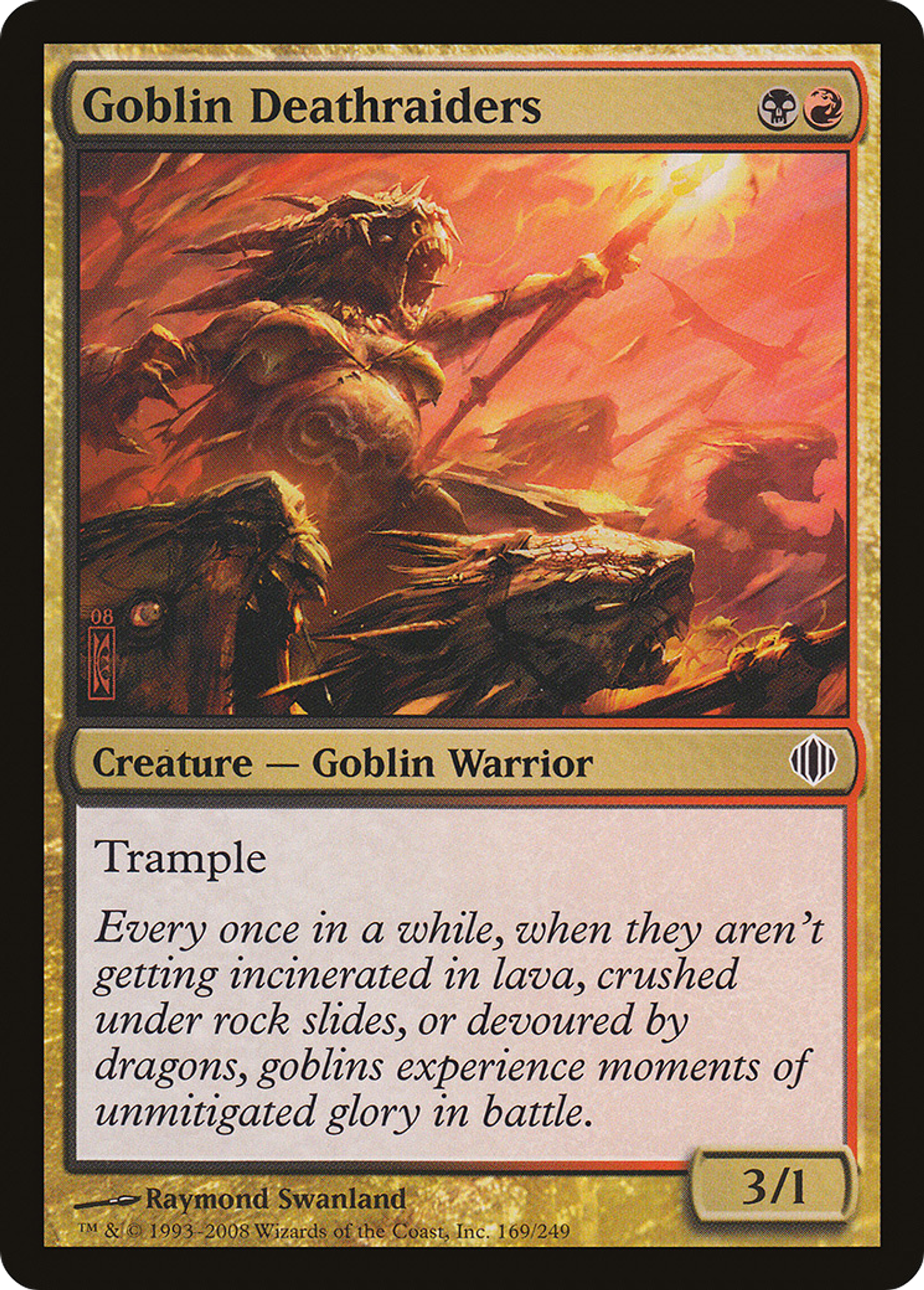 Goblin Deathraiders — Shards of Alara — Magic: The Gathering